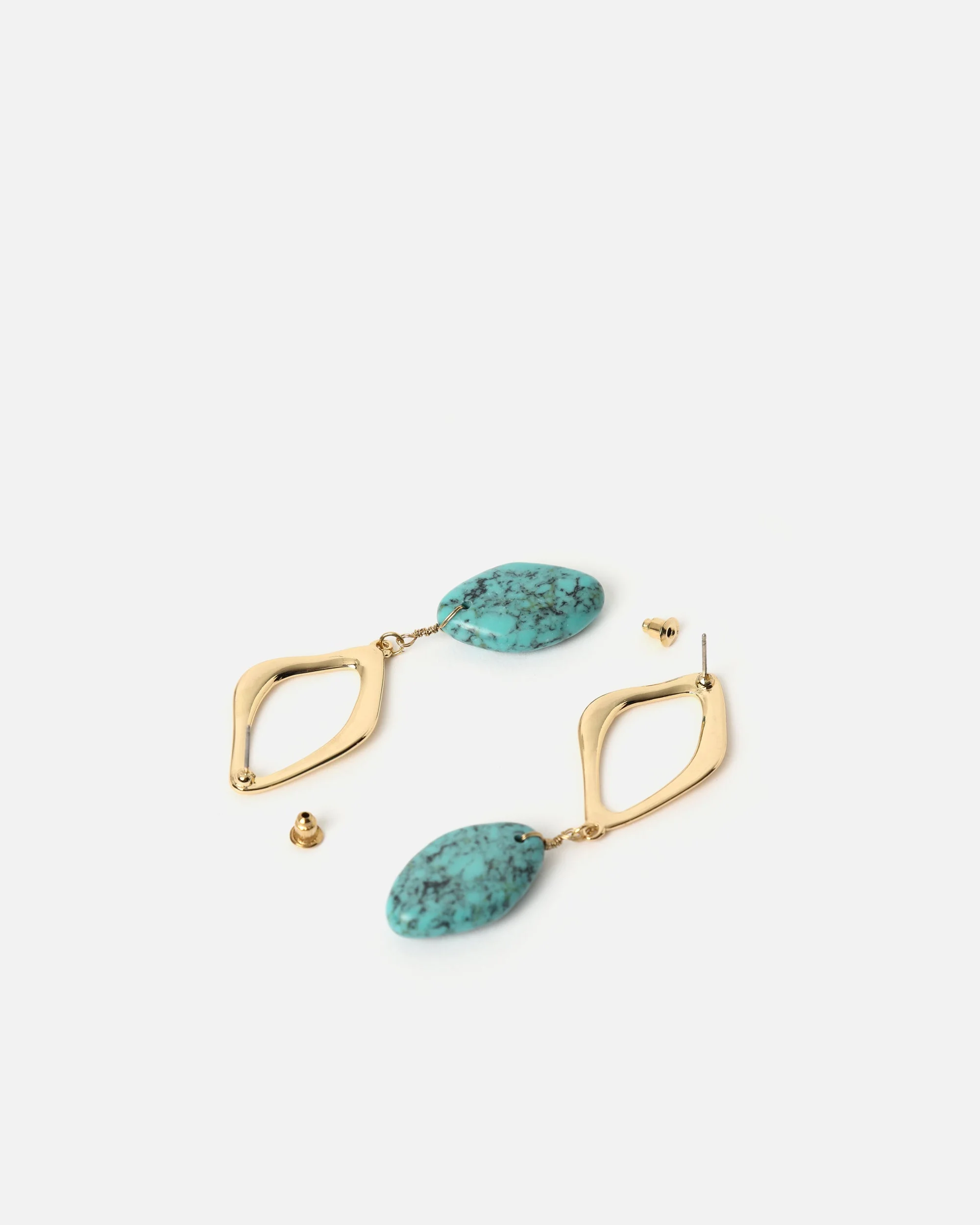 Aiko pendientes con piedra - Image 3