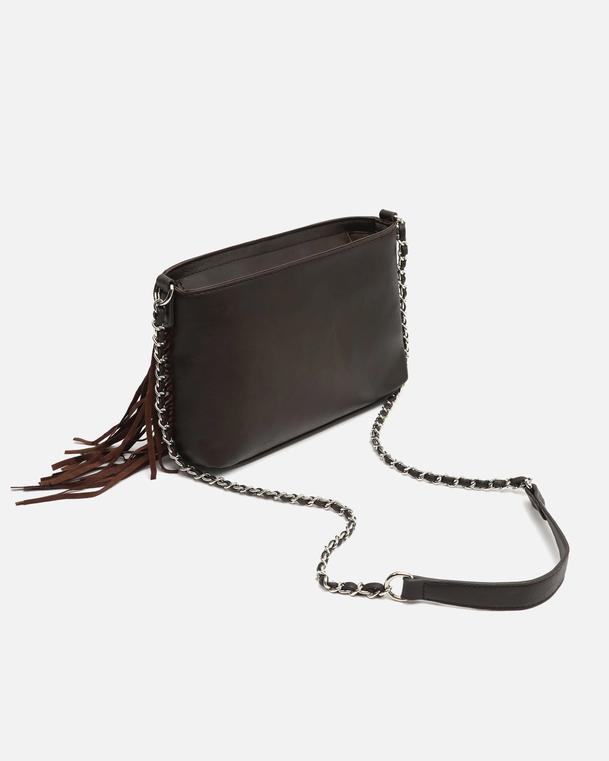 Anabelas bolso bandolera con detalles metálicos y flecos - Image 6