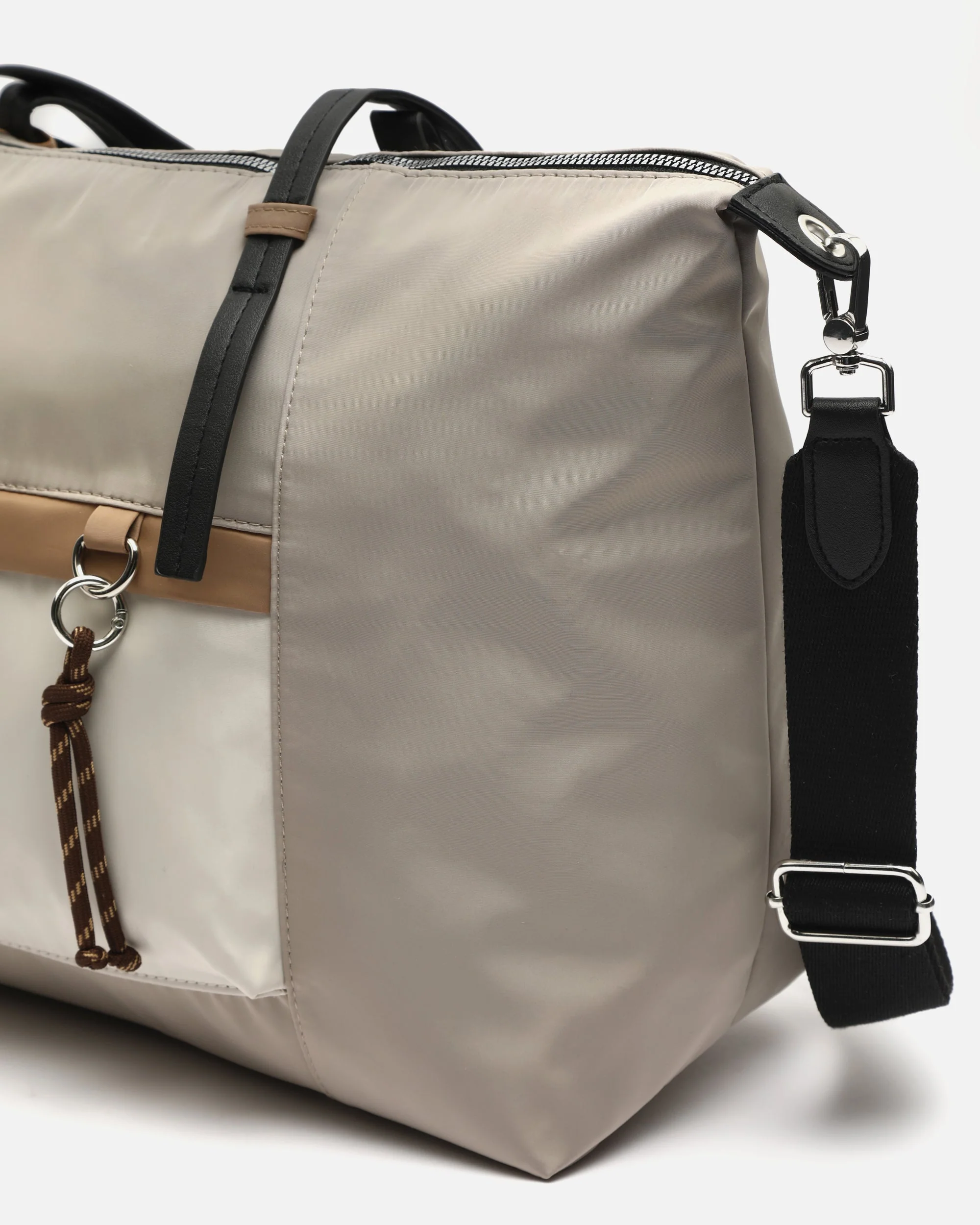 Bristol bolso shopper grande en nylon con asa bandolera extraíble - Image 3