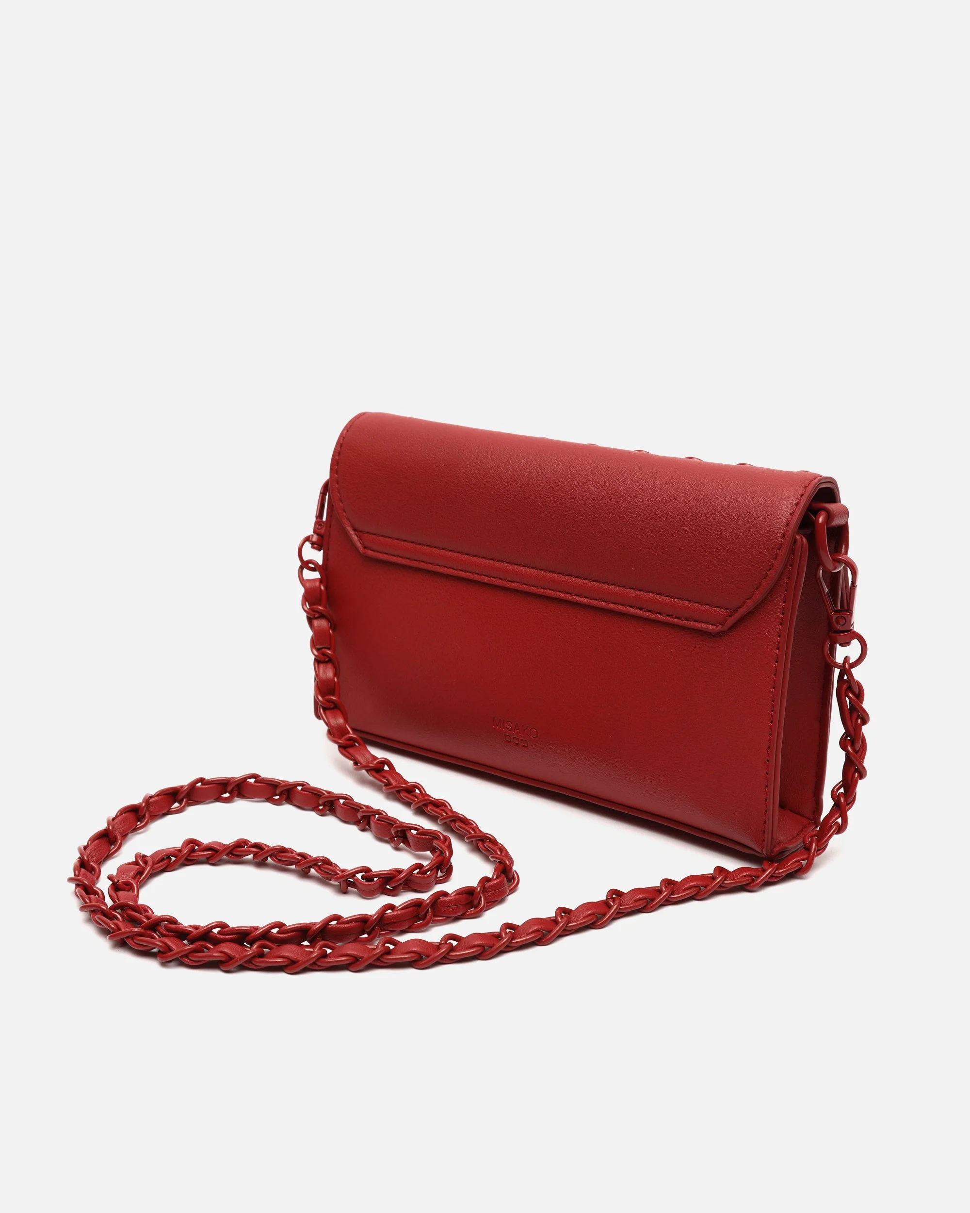 Danbai bolso bandolera pequeño con solapa y detalles metálicos ED. - Image 4