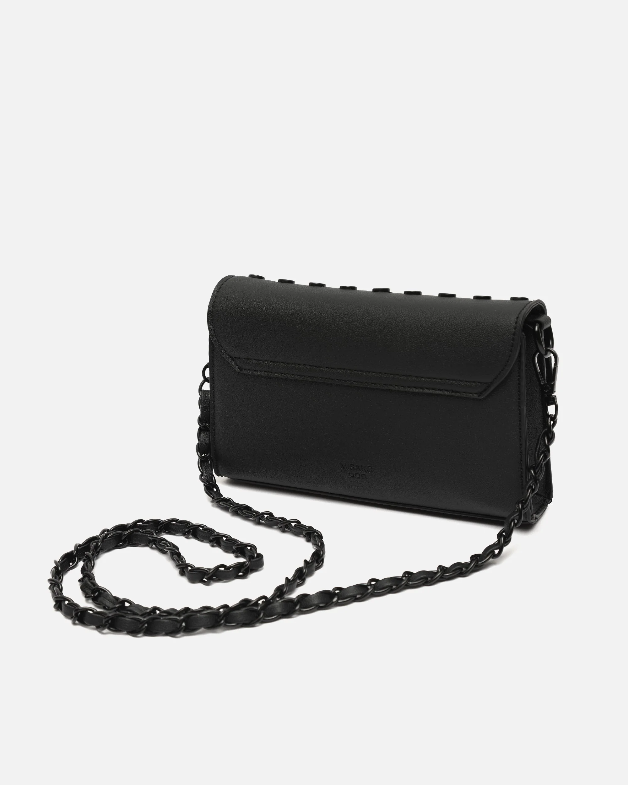 Danbai bolso bandolera pequeño con solapa y detalles metálicos ED. - Image 9