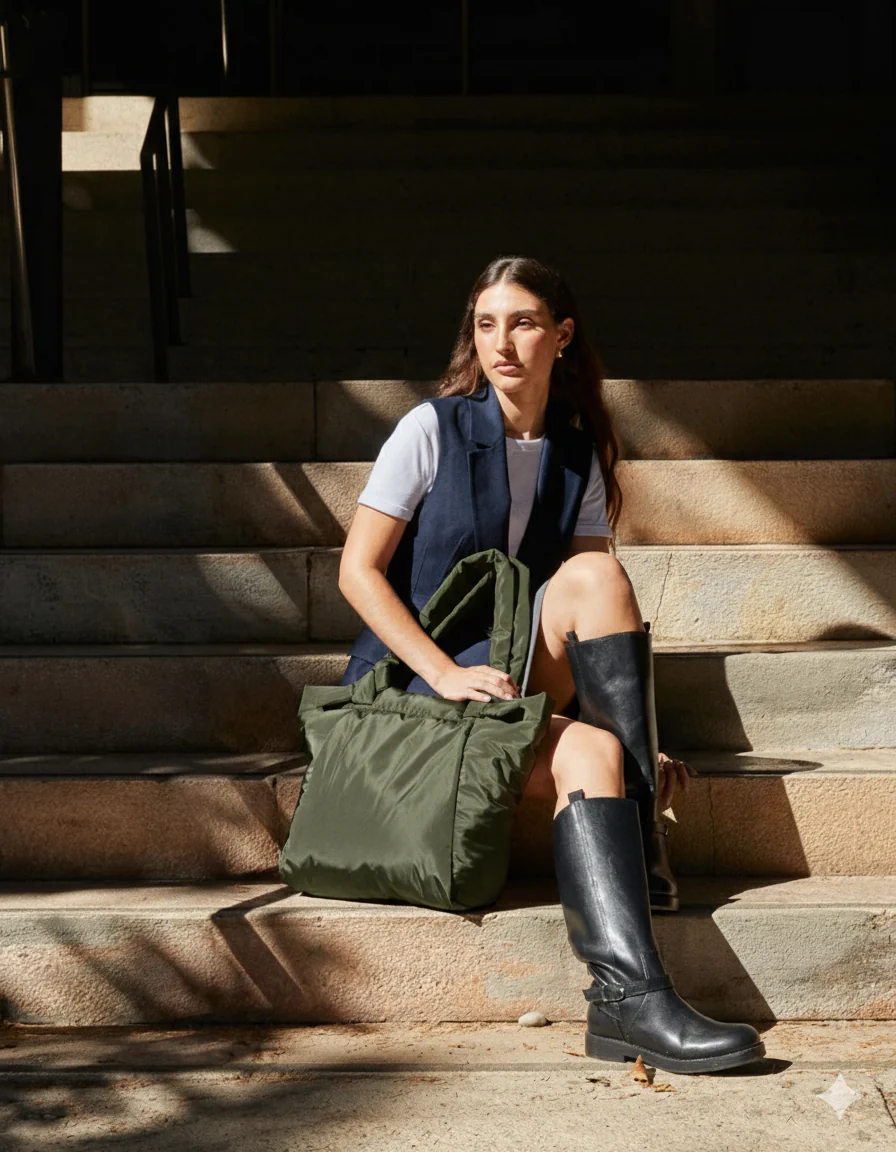 Docer bolsa shopper grande en nylon - Image 24