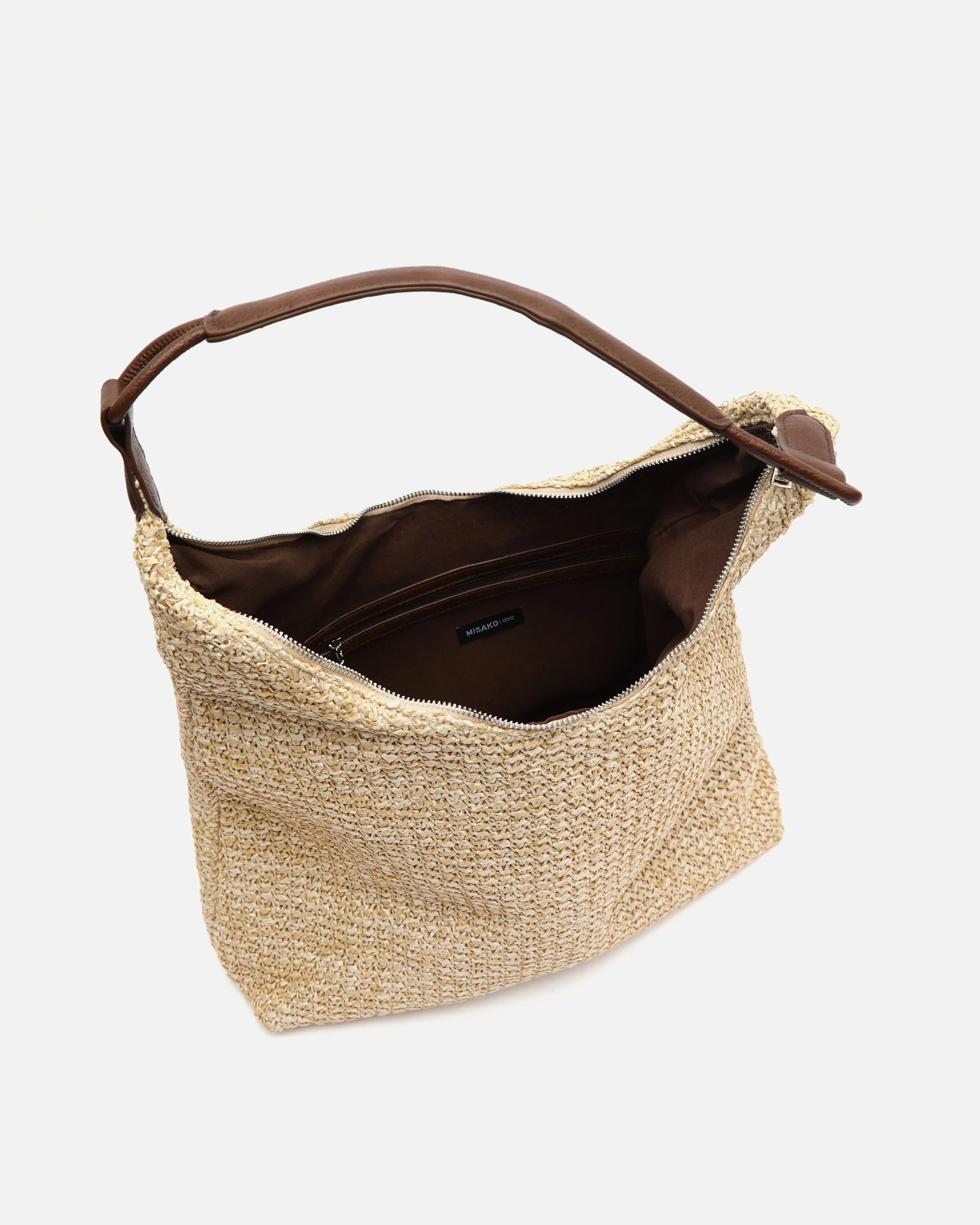 Dogancol bolso hobo grande efecto en rafia ED. - Image 6