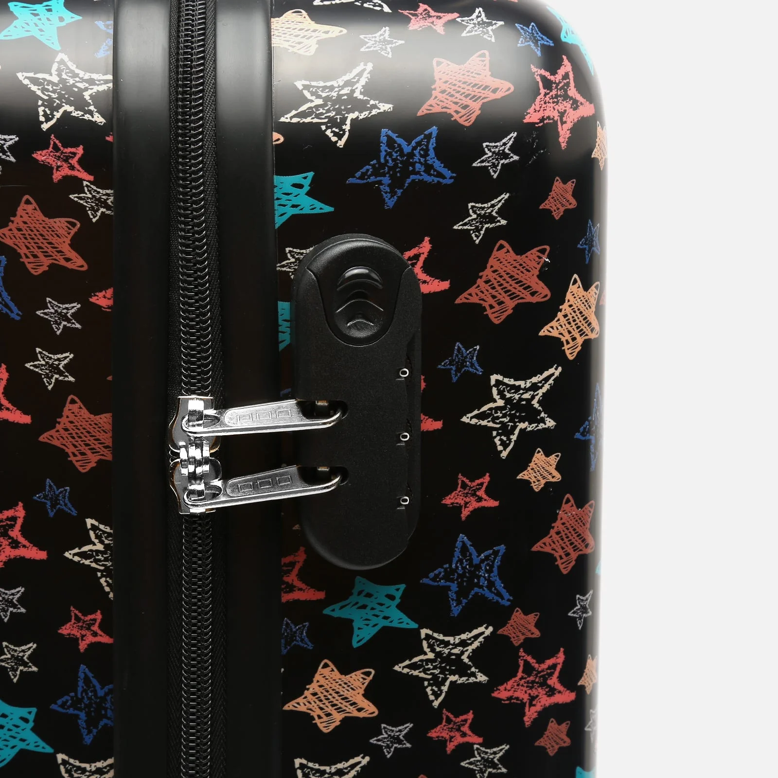 Estrella maleta pequeña rígida estampado de estrellas ED. - Image 5
