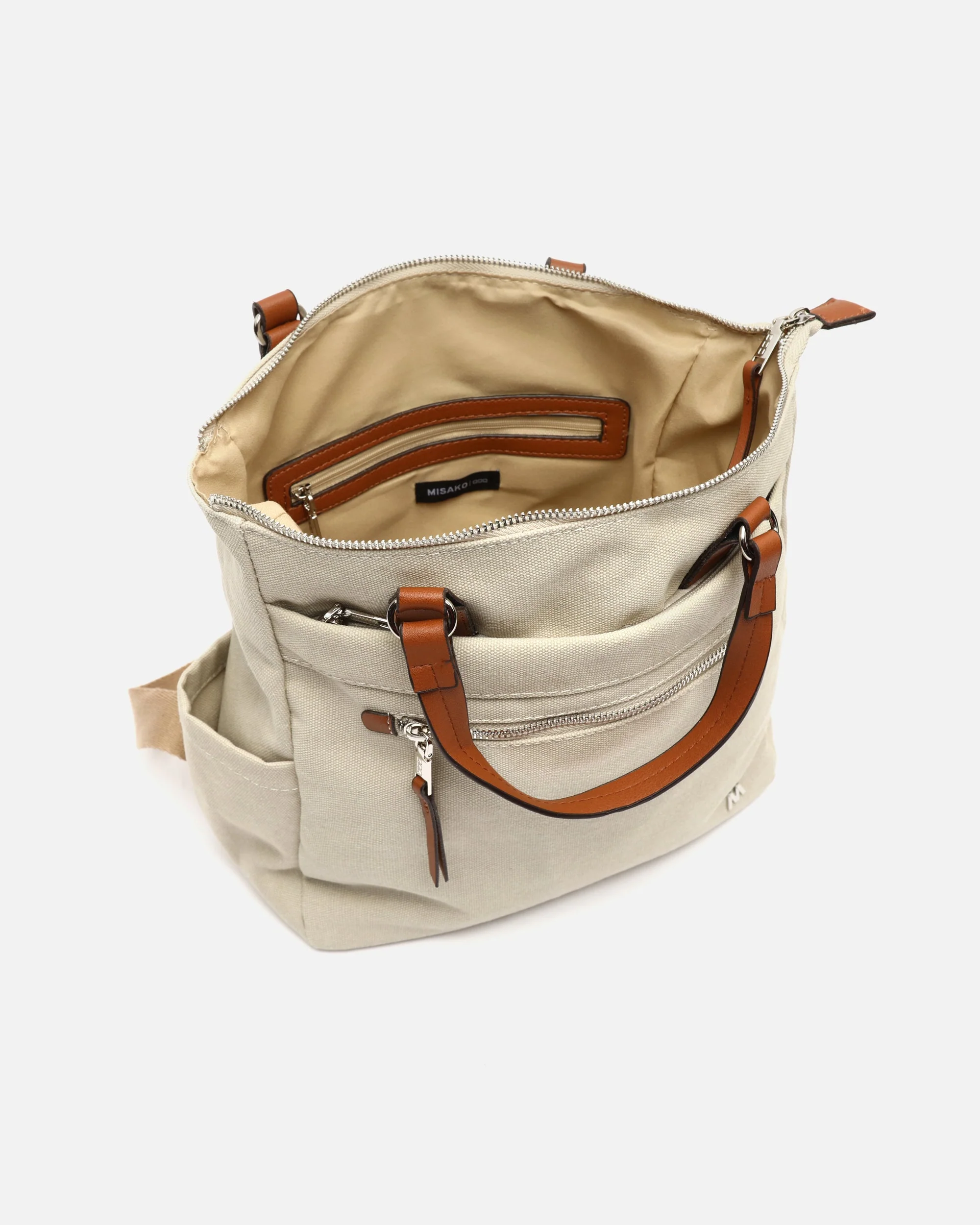 Evolet mochila de tela con asa de mano - Image 20