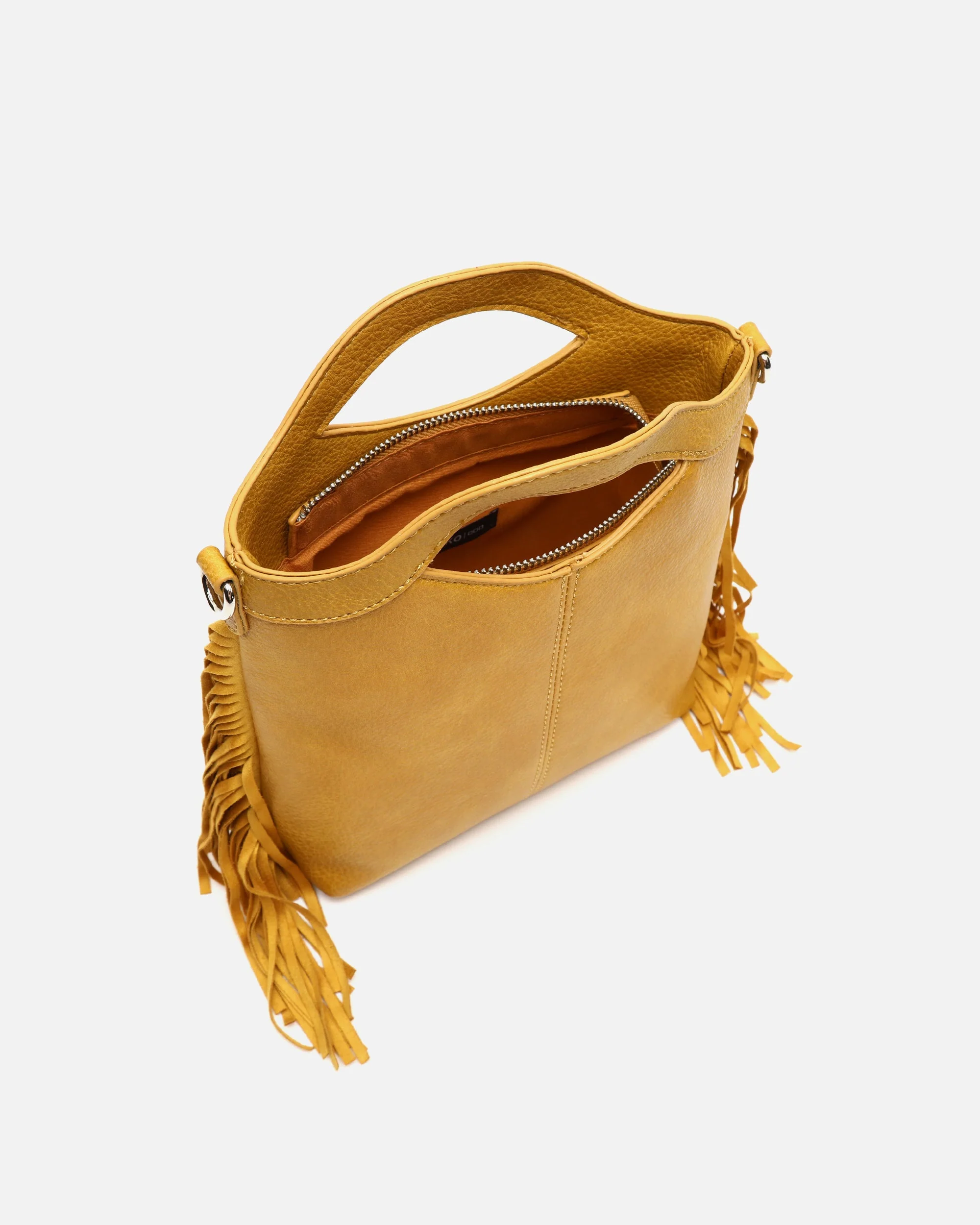 Freca bolso de mano y bandolera pequeño con flecos ED. - Image 5