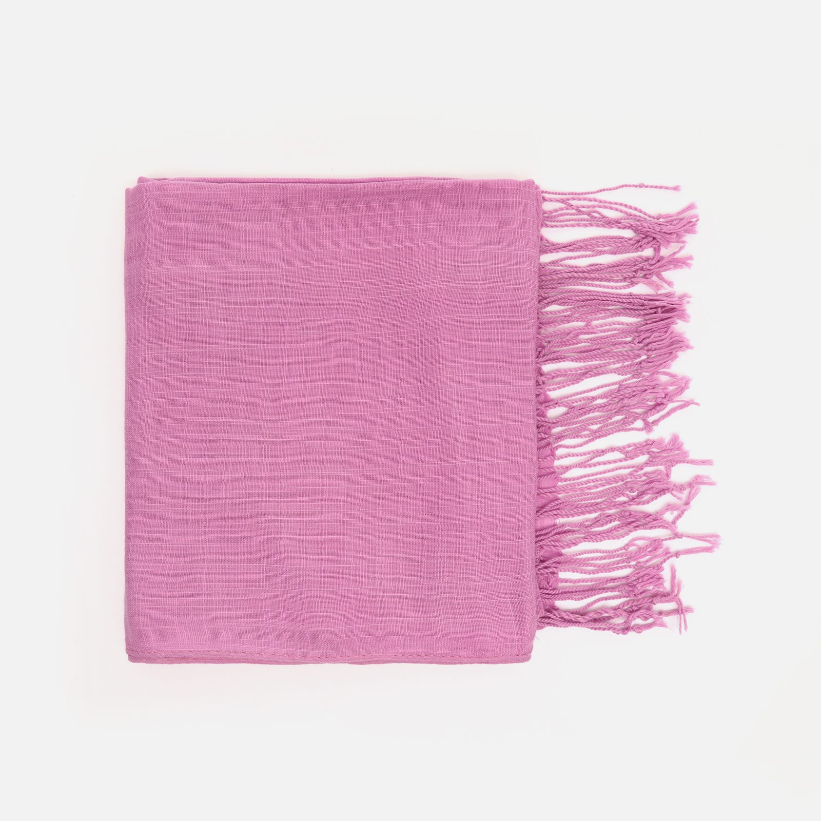 Fresh fular liso con flecos - Image 19