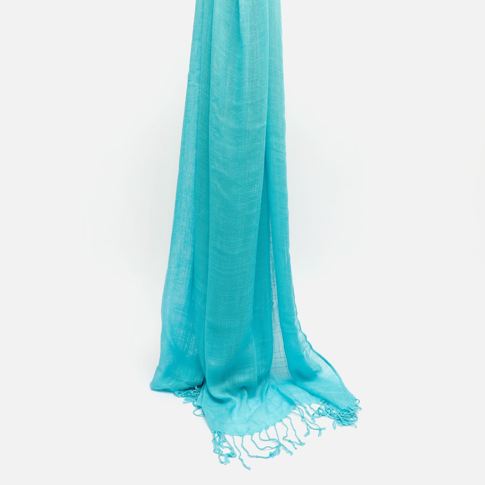 Fresh fular liso con flecos - Image 22