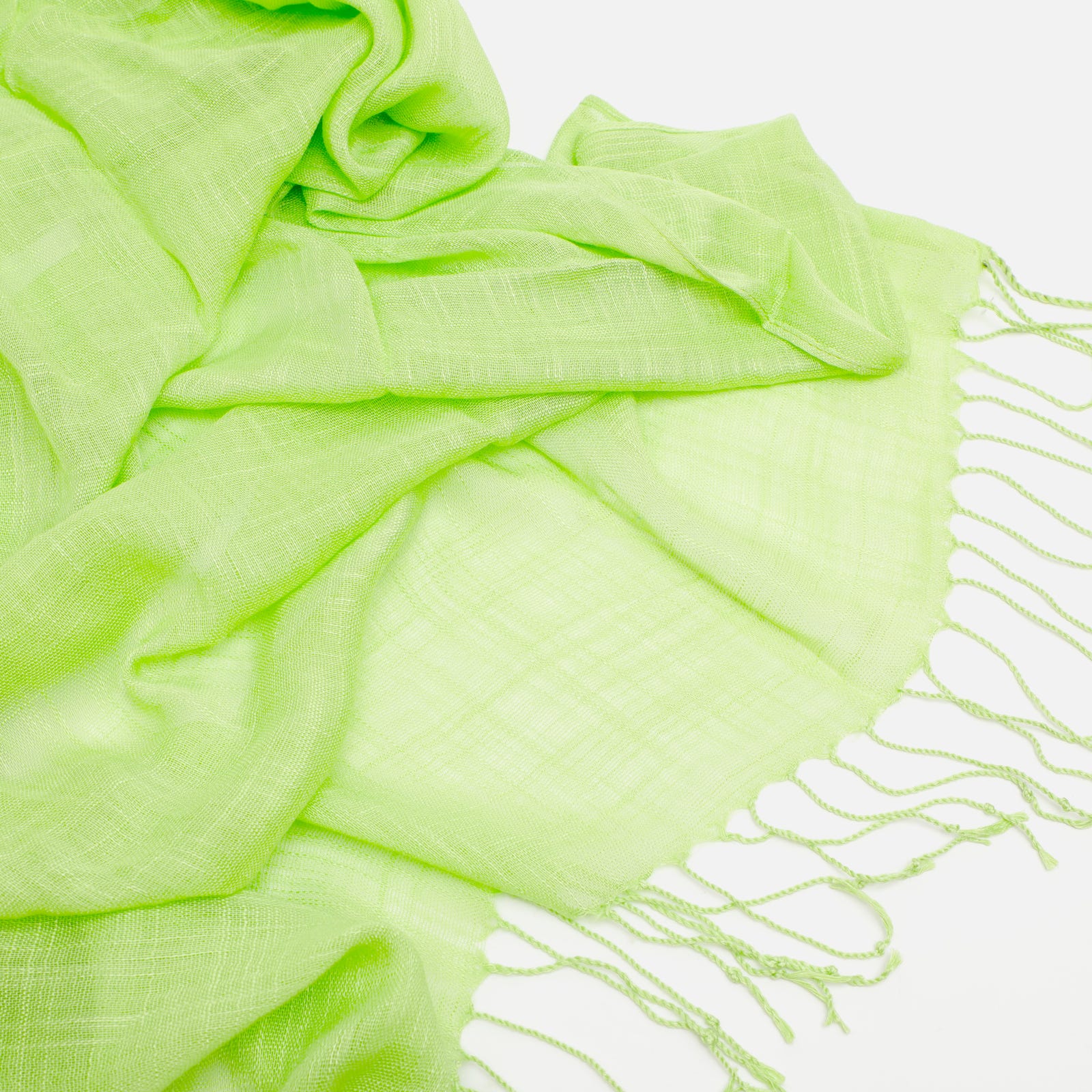 Fresh fular liso con flecos - Image 27