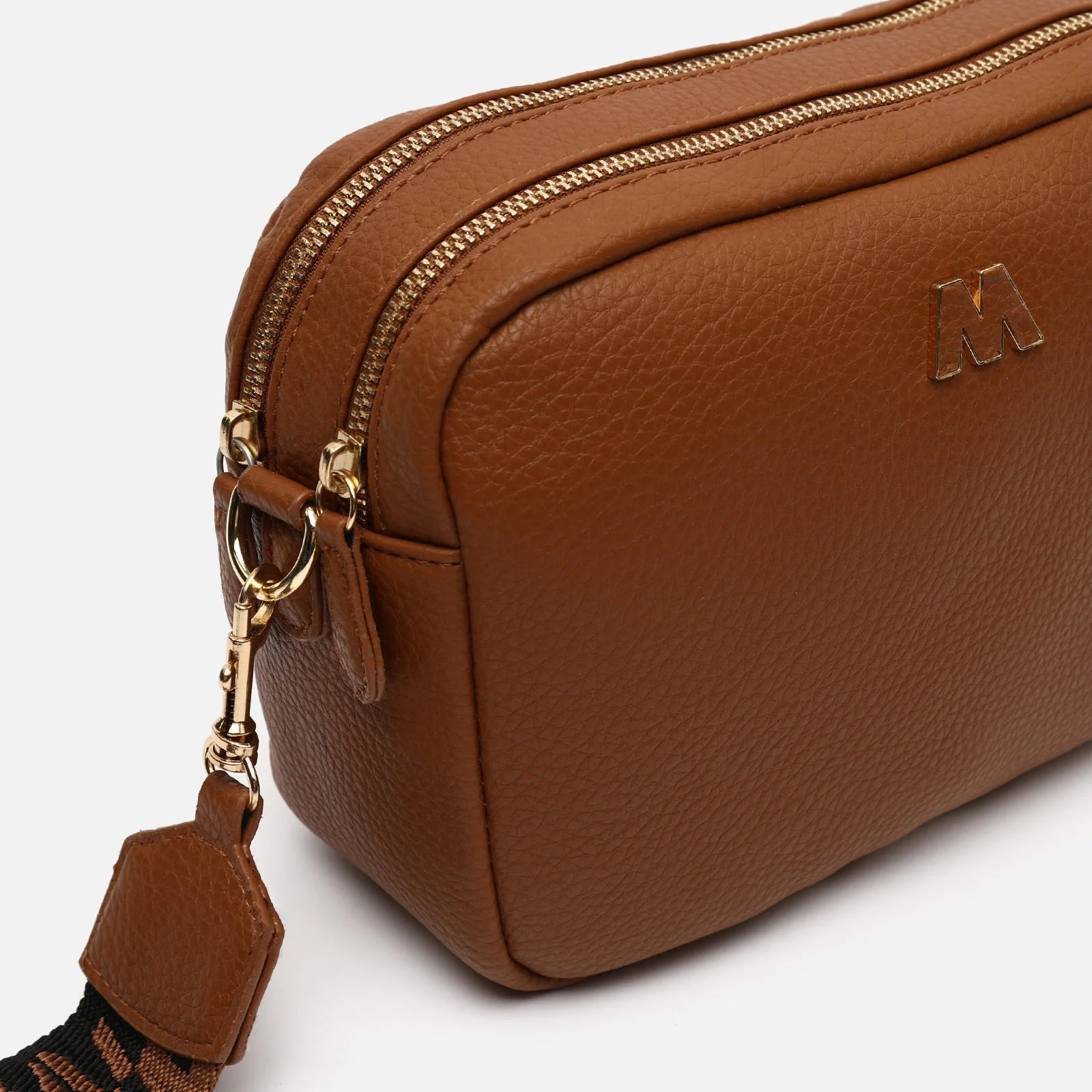Galen bolso bandolera con doble cremallera - Image 8