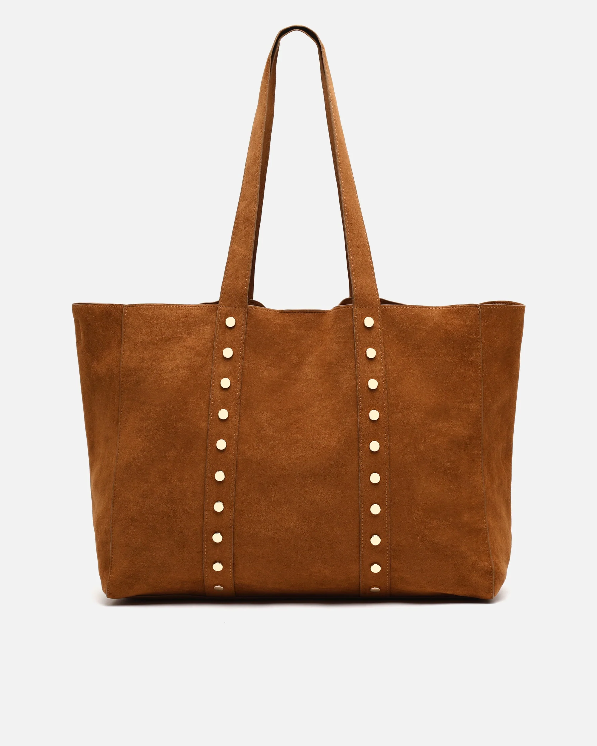 Junichi-1 bolso shopper grande efecto ante con neceser extraíble y detalles metálicos - Image 14