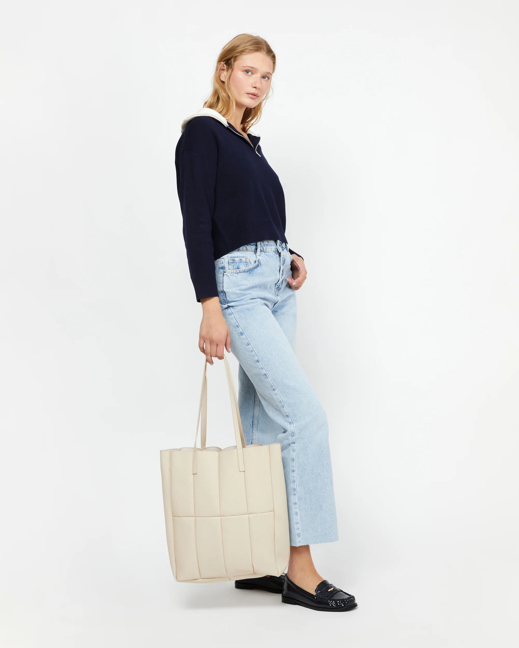 Kitus bolso shopper grande acolchado con bolsa interior ED. - Image 4