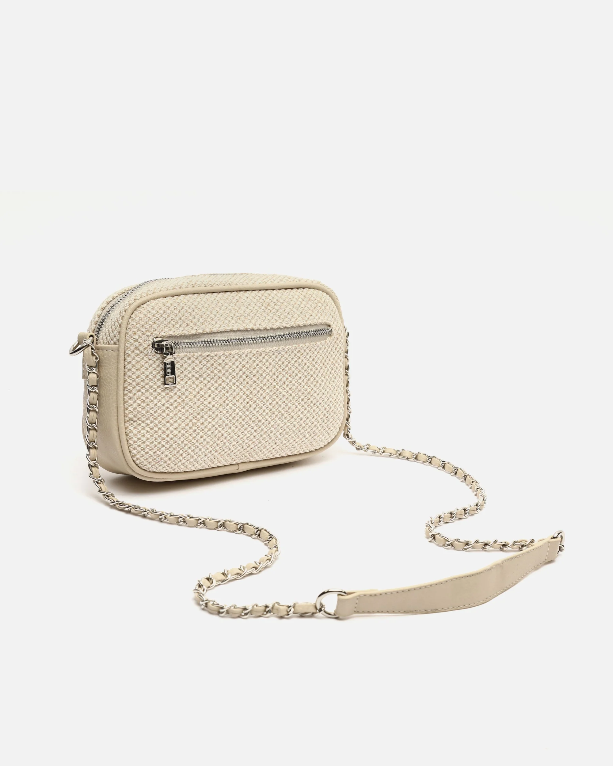 Larenito bolso bandolera pequeño efecto rafia ED. - Image 8