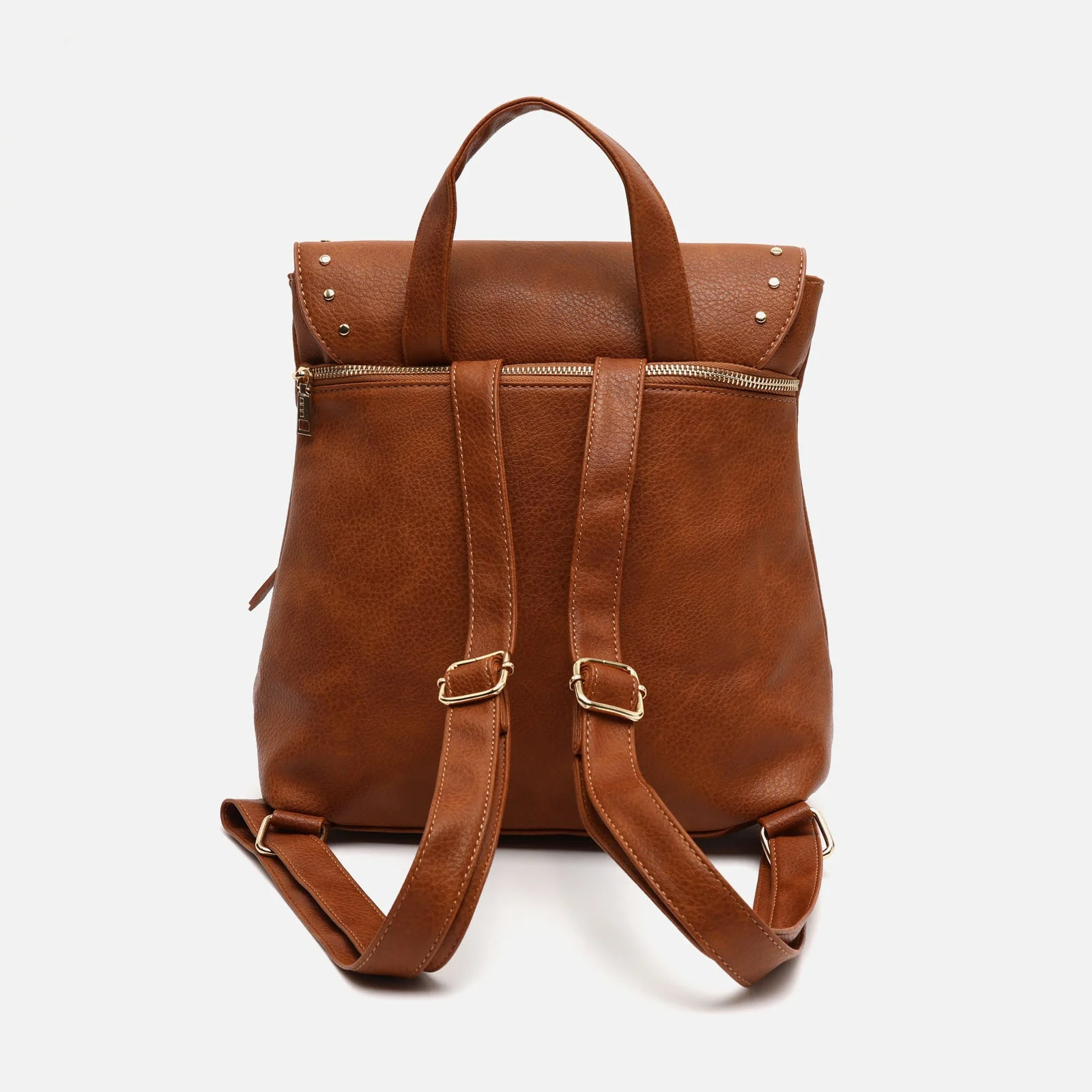 Licha mochila con solapa y detalles metálicos - Image 9