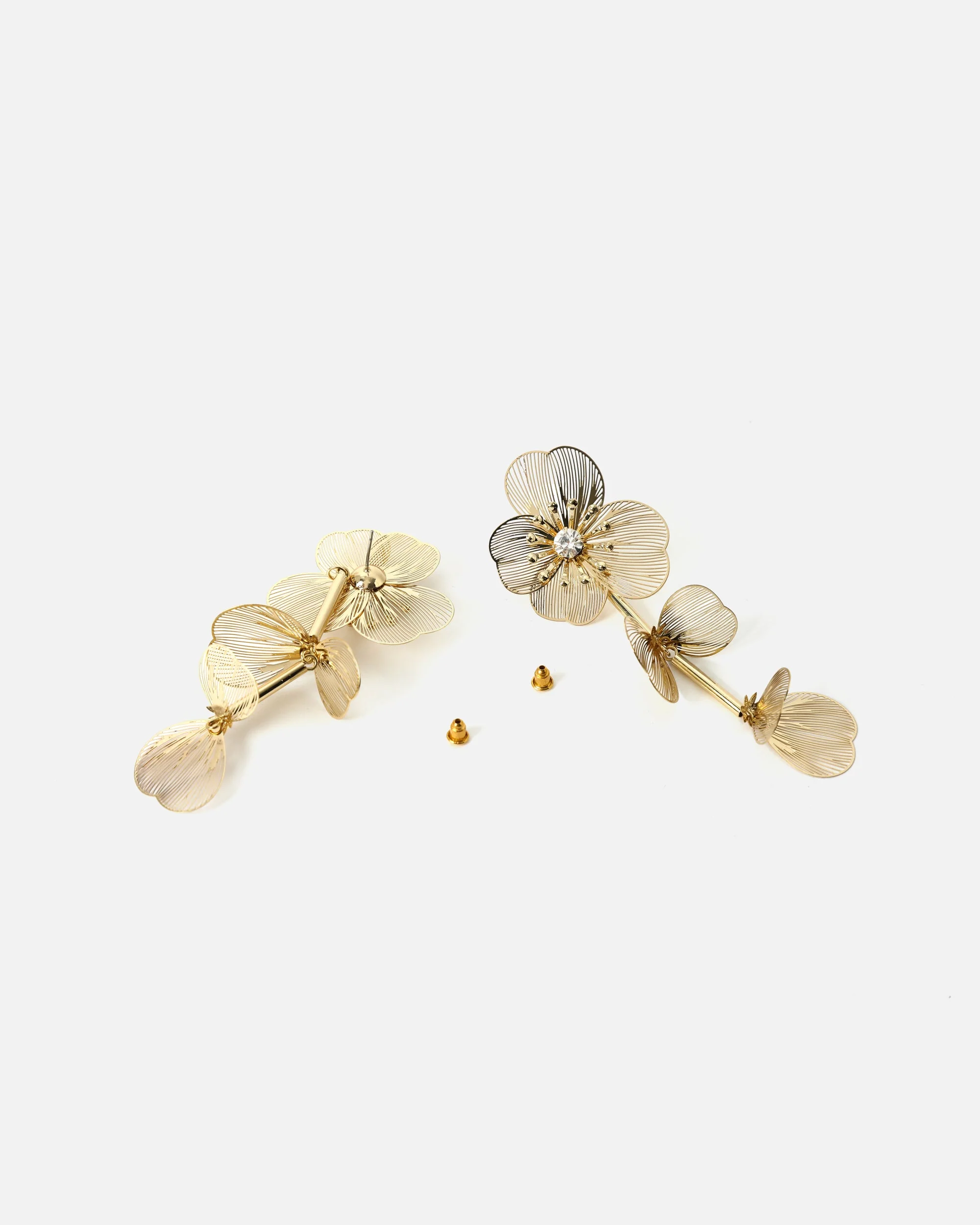 Lliri pendientes largos con forma de flor ED. - Image 3