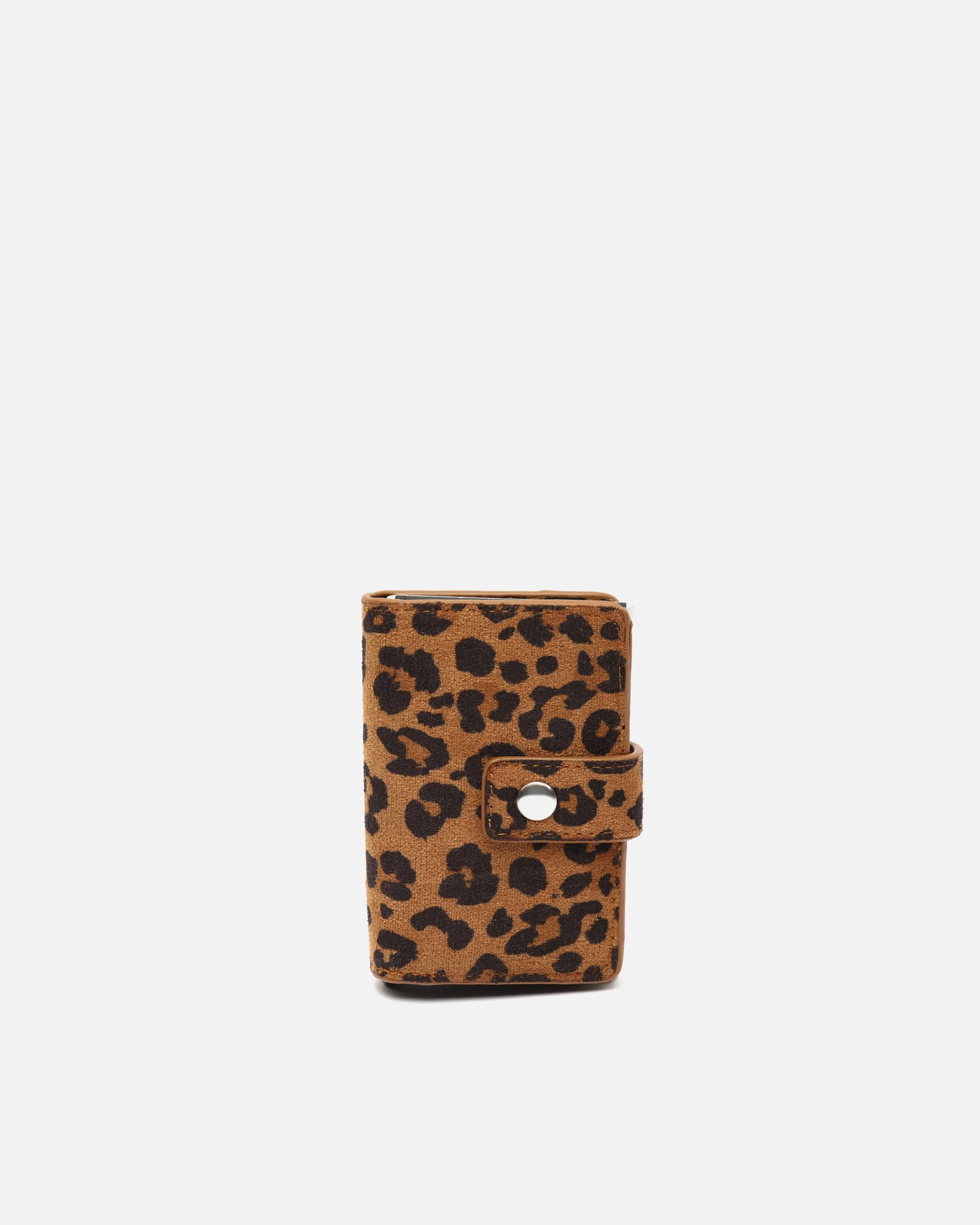 Medi monedero pequeño animal print con compartimento para billetes y tarjetas