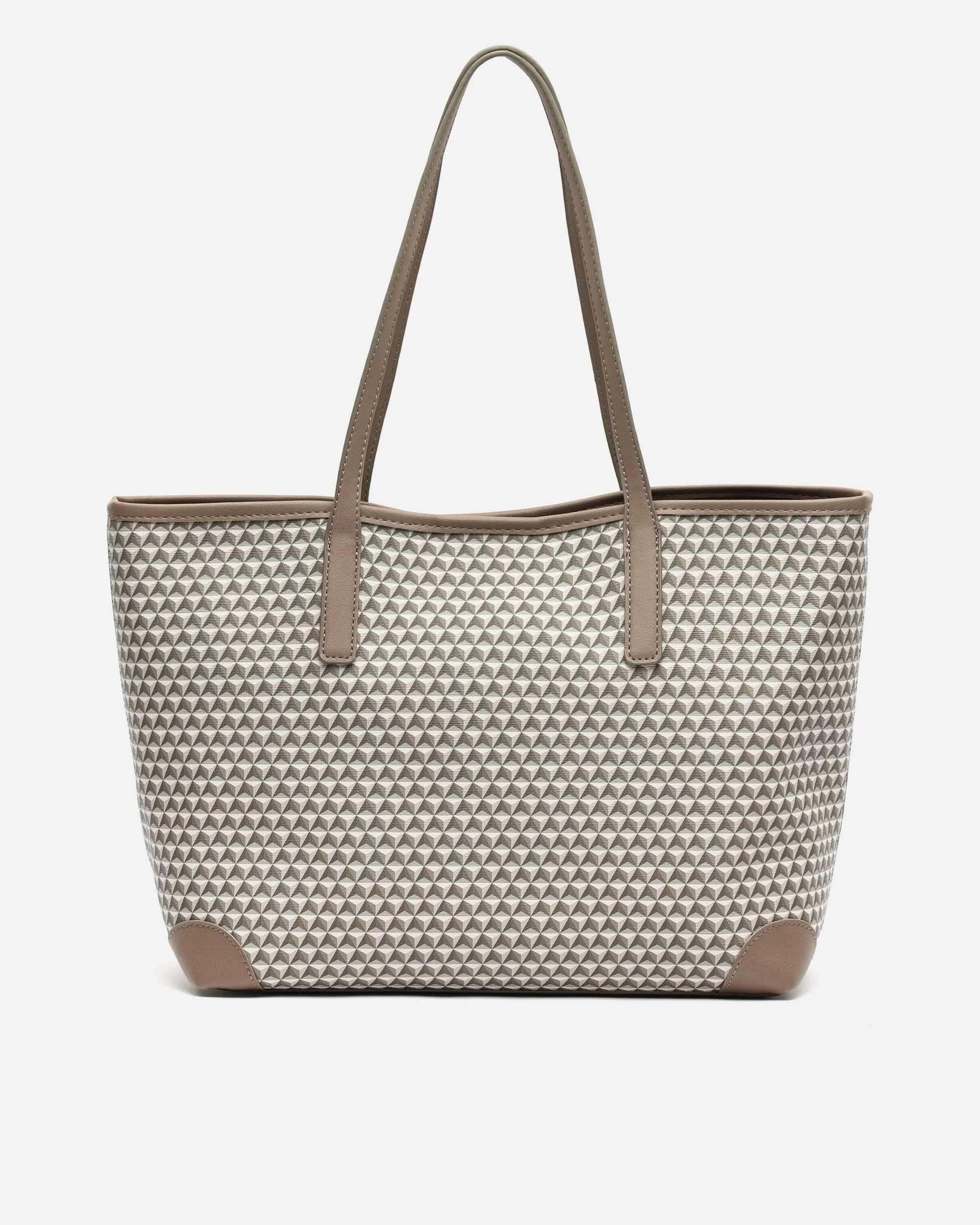 Metri bolso shopper grande estampado con bolsa interior extraĂble