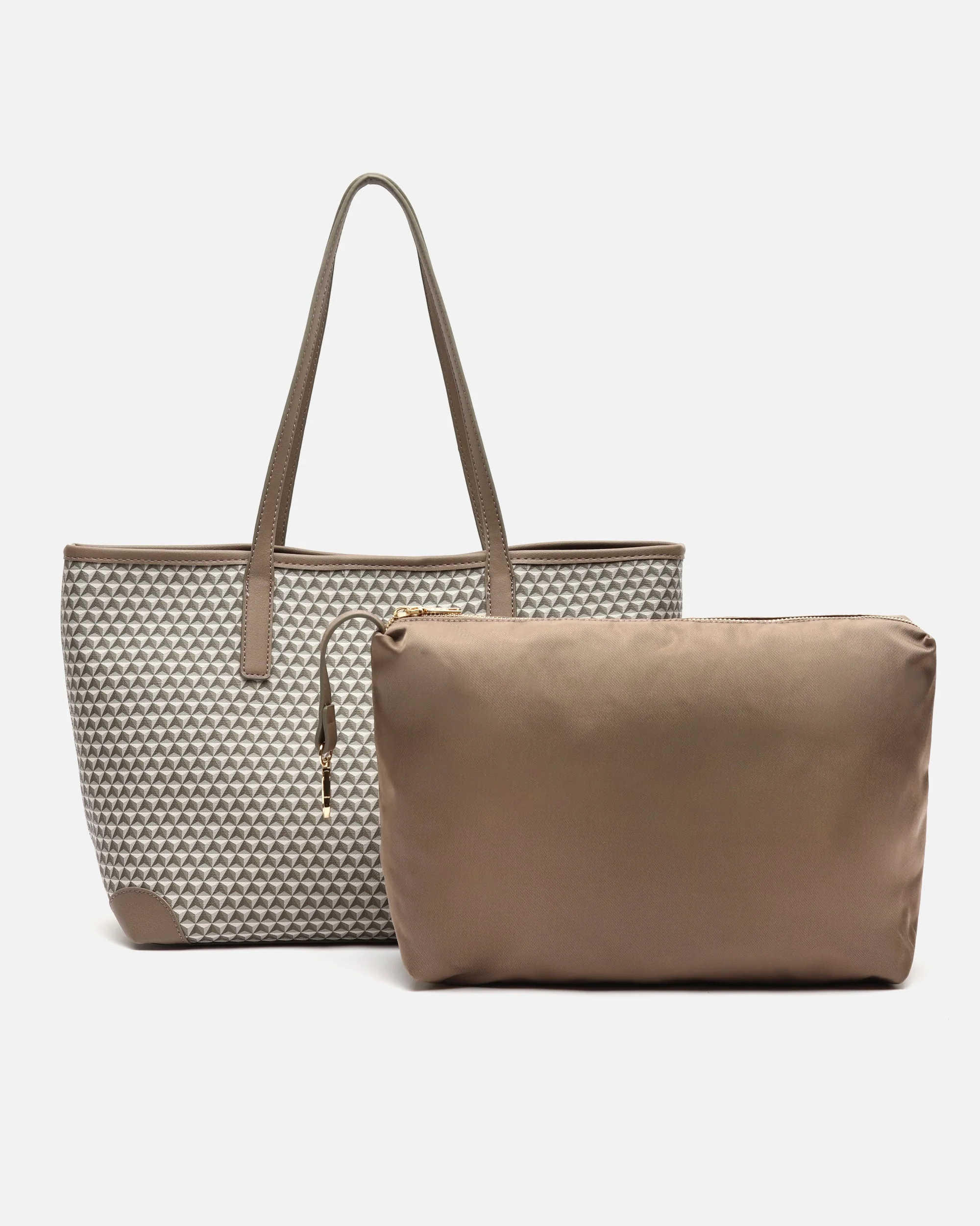 Metri bolso shopper grande estampado con bolsa interior extraĂble - Image 3