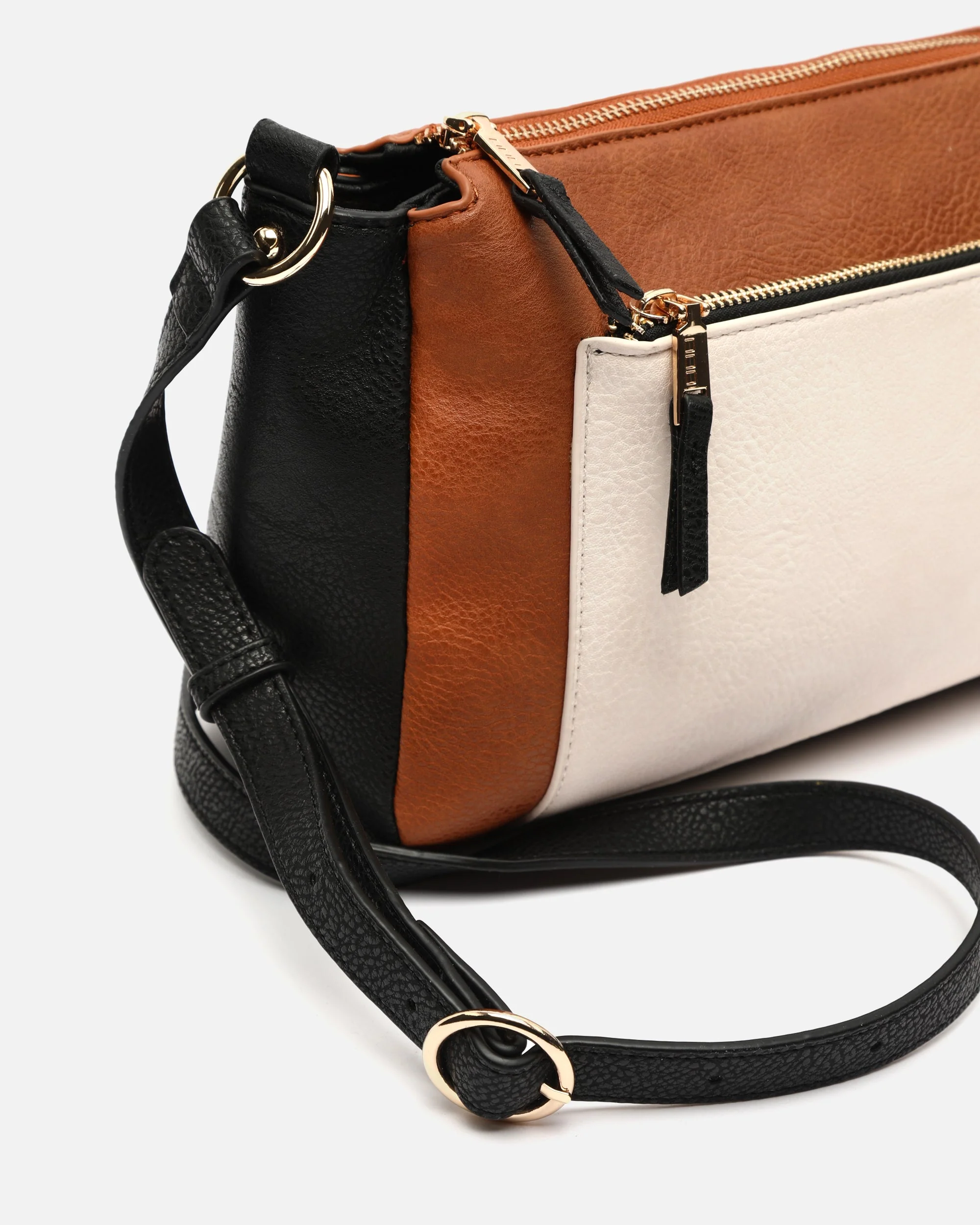 Minervi bolso bandolera pequeño tricolor - Image 3