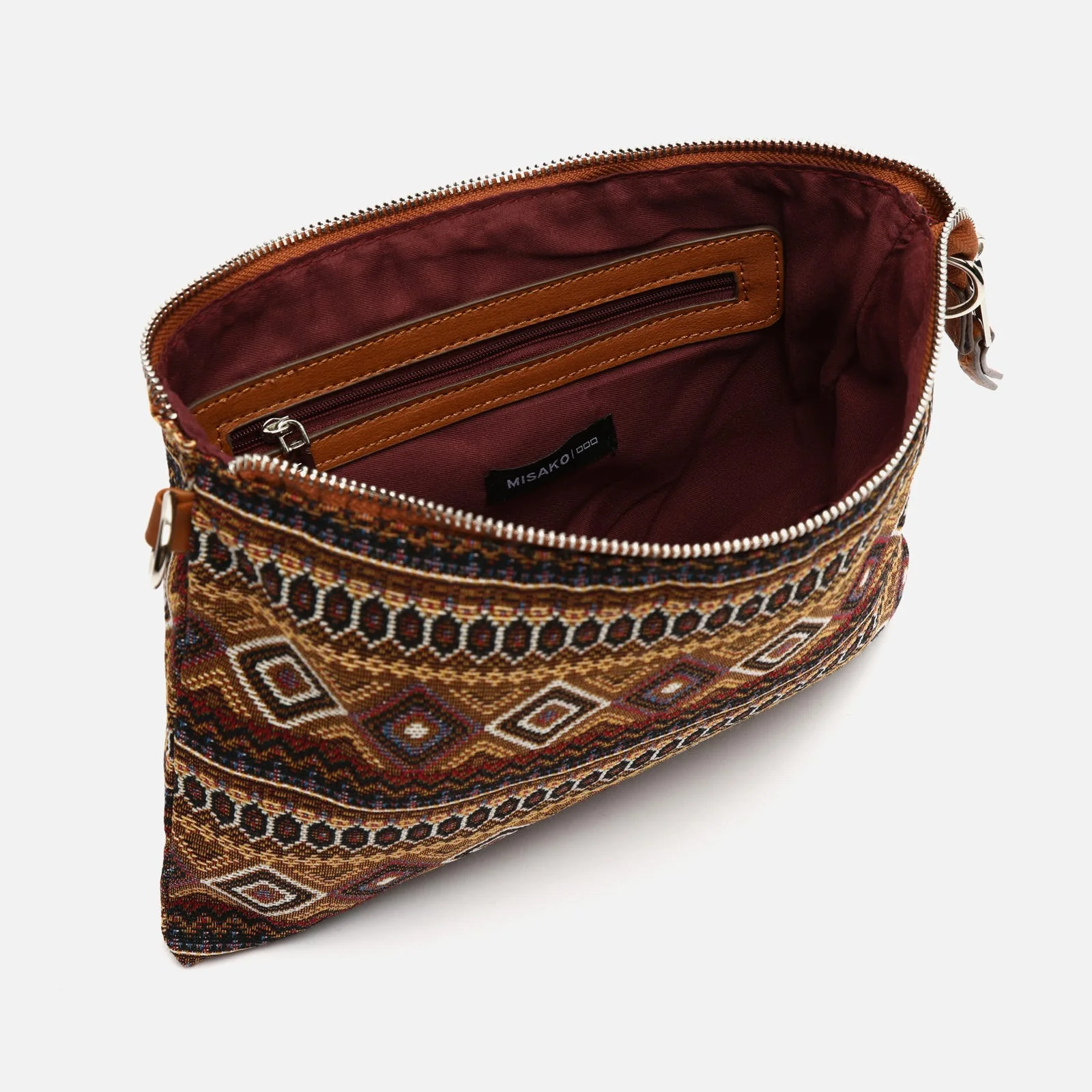 Misi bolso bandolera pequeño con estampado jacquard ED. - Image 5