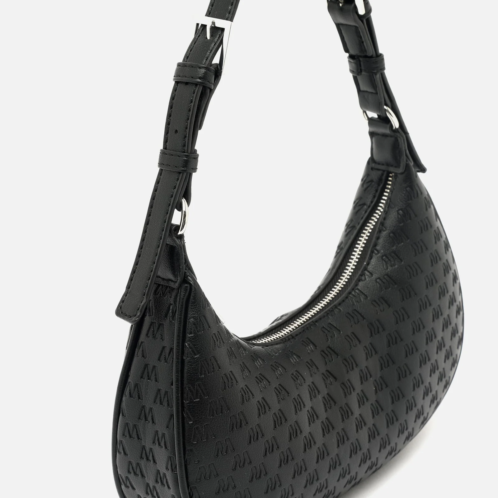 Misra bolso de hombro pequeño con asa regulable y estampado monogram - Image 8