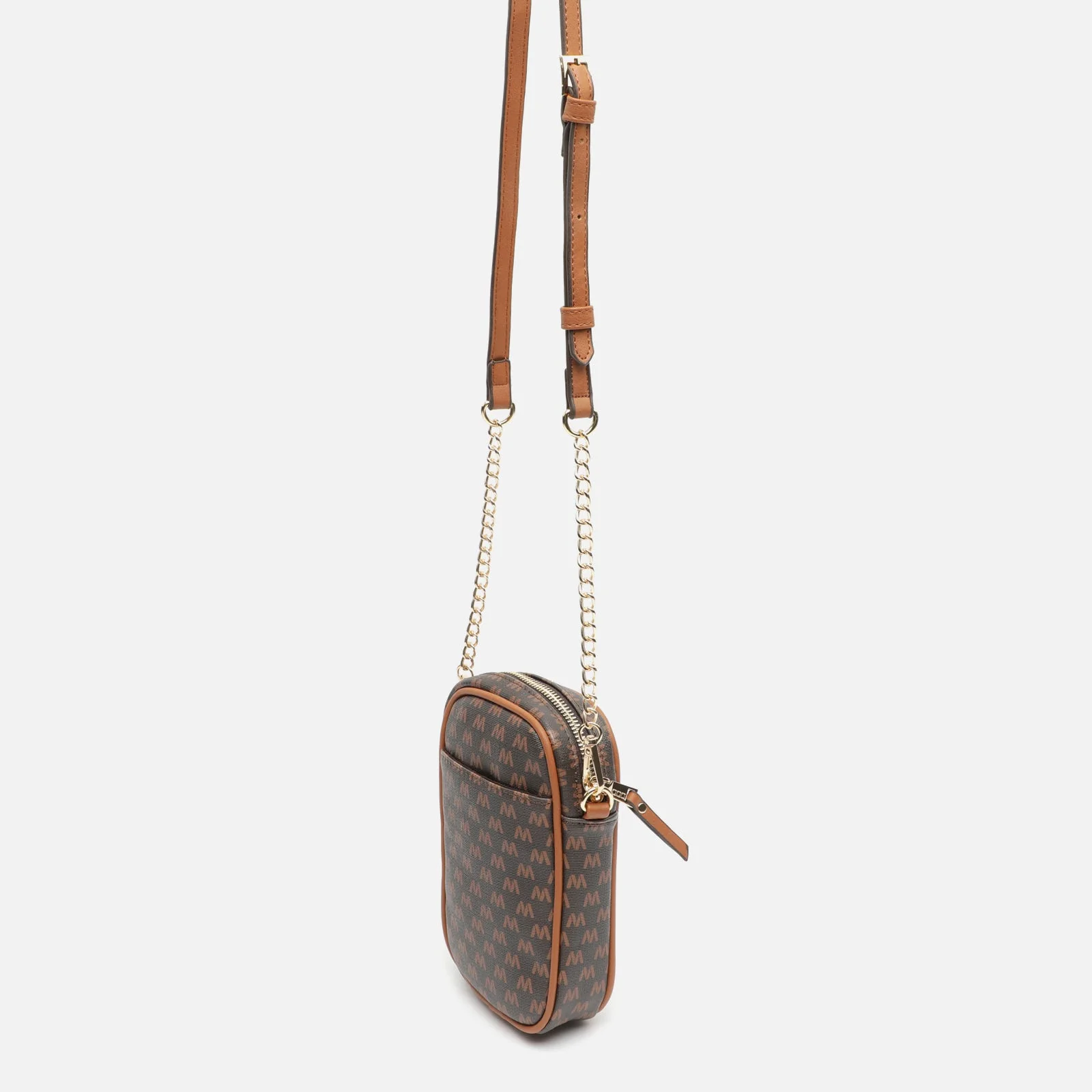 Monograms bolso bandolera mini para móvil con estampado monogram - Image 3