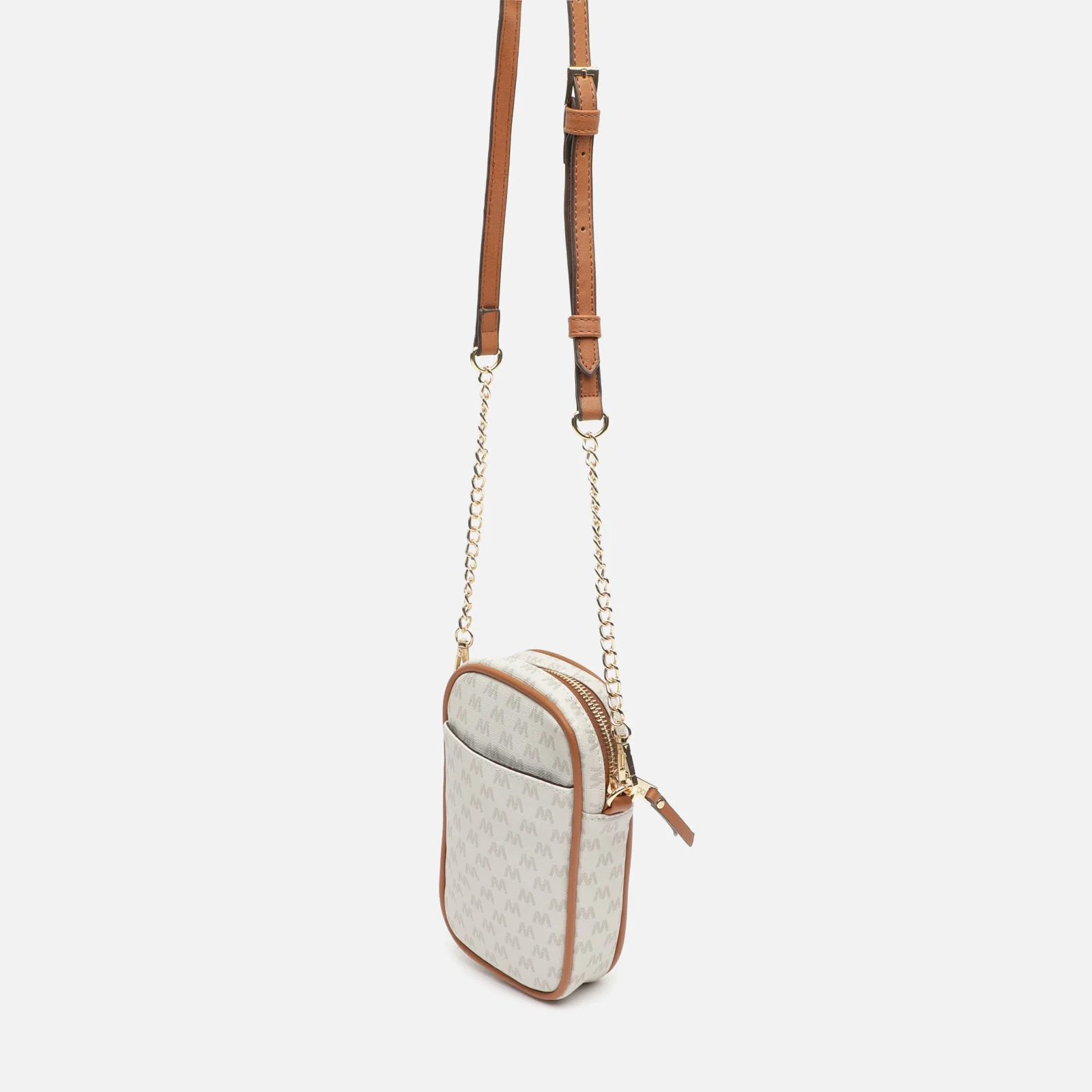 Monograms bolso bandolera mini para móvil con estampado monogram - Image 7