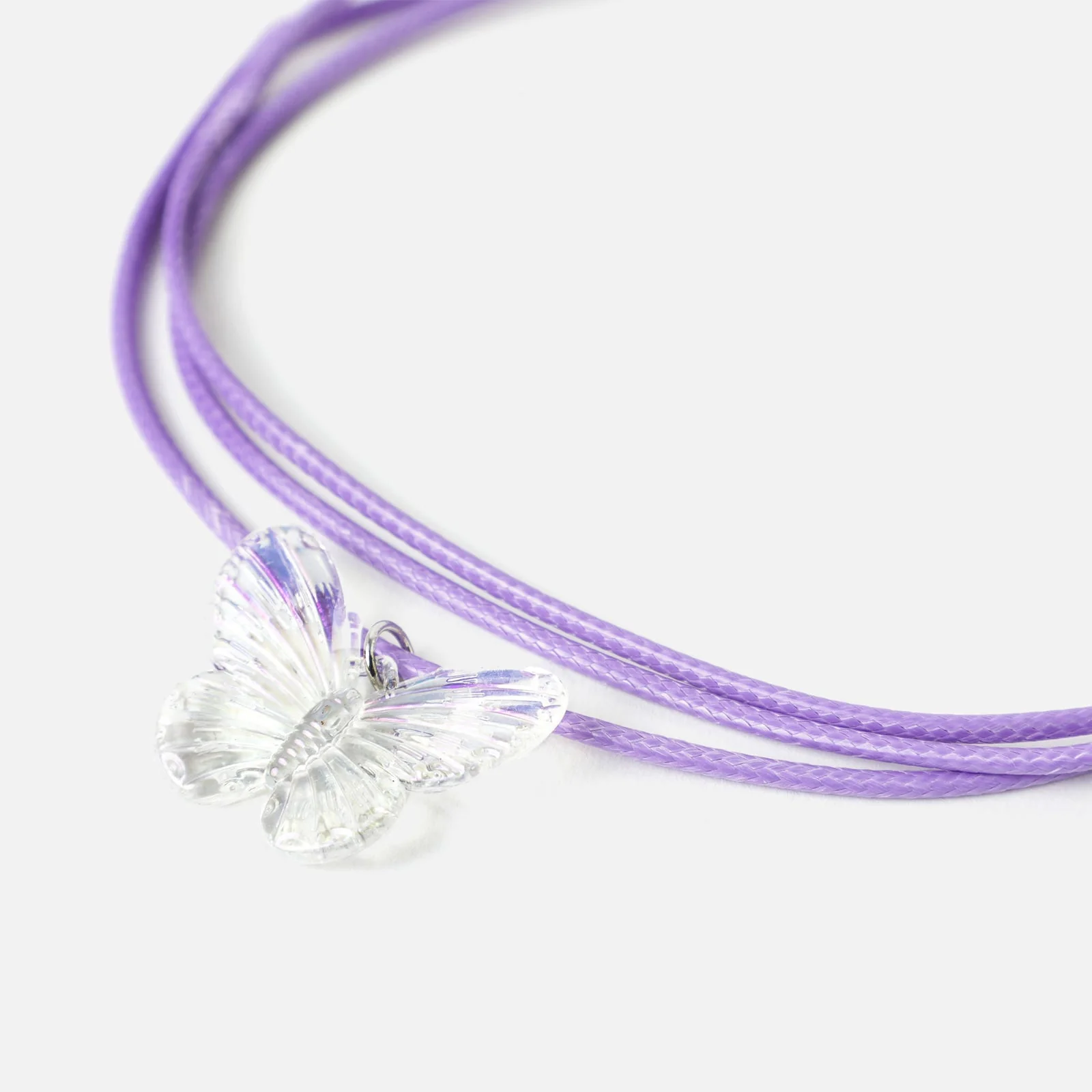 Neferet-5 collar tipo choker con mariposa transparente ED. - Image 3
