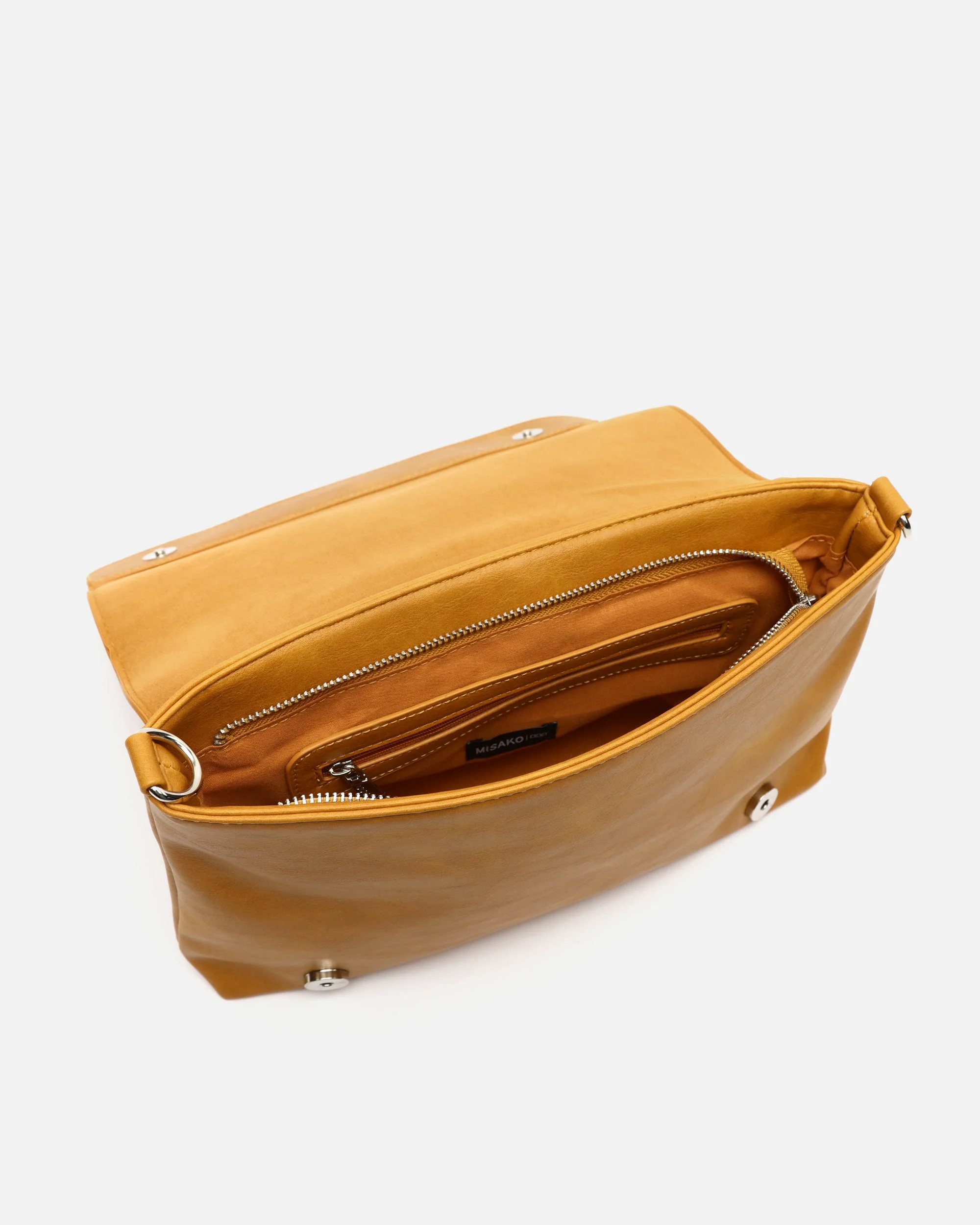 Nesqui-1 bolso bandolera con solapa y detalles metálicos ED. - Image 10