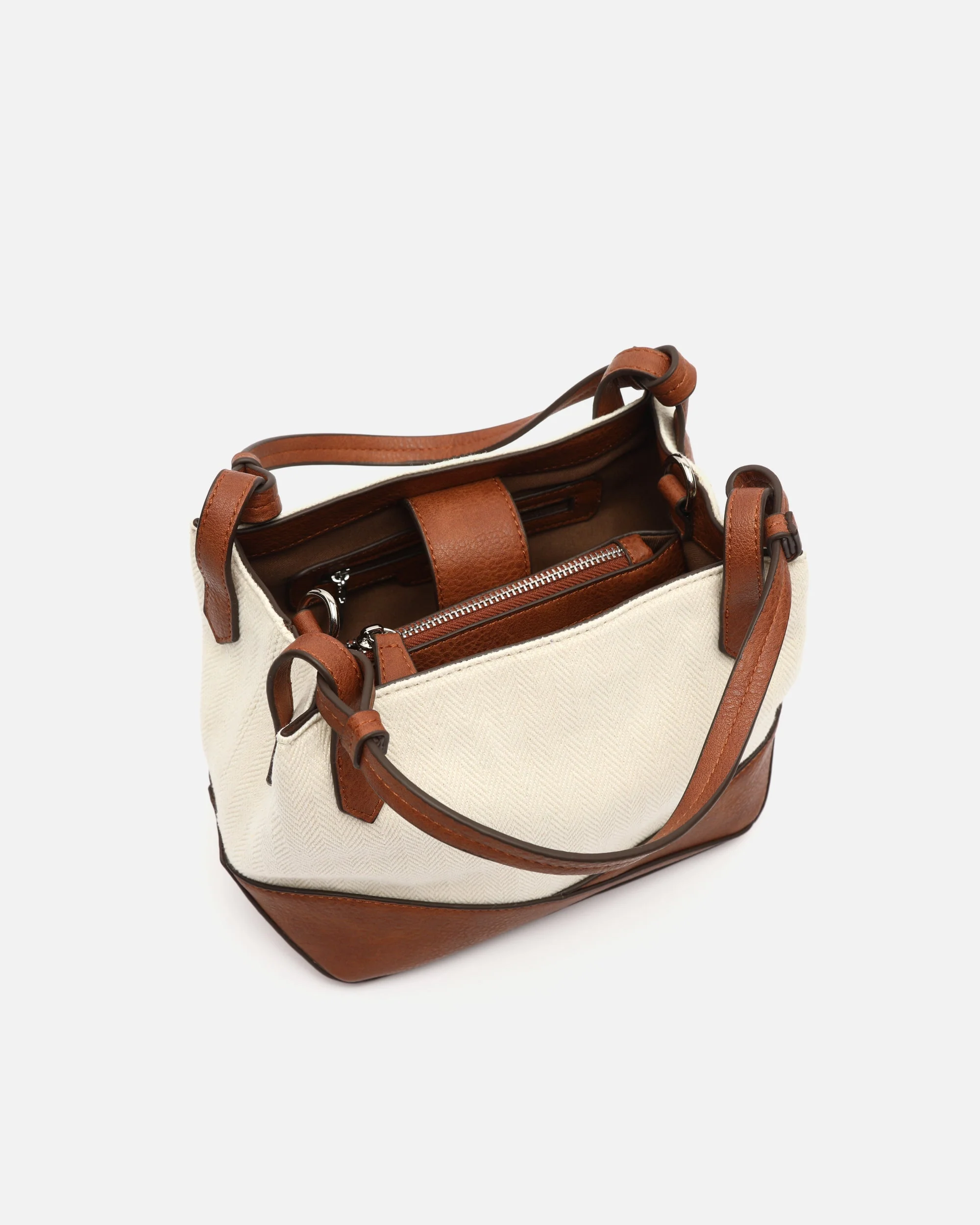 Nias bolso bombonera pequeño de tela con asa bandolera extraíble ED. - Image 5