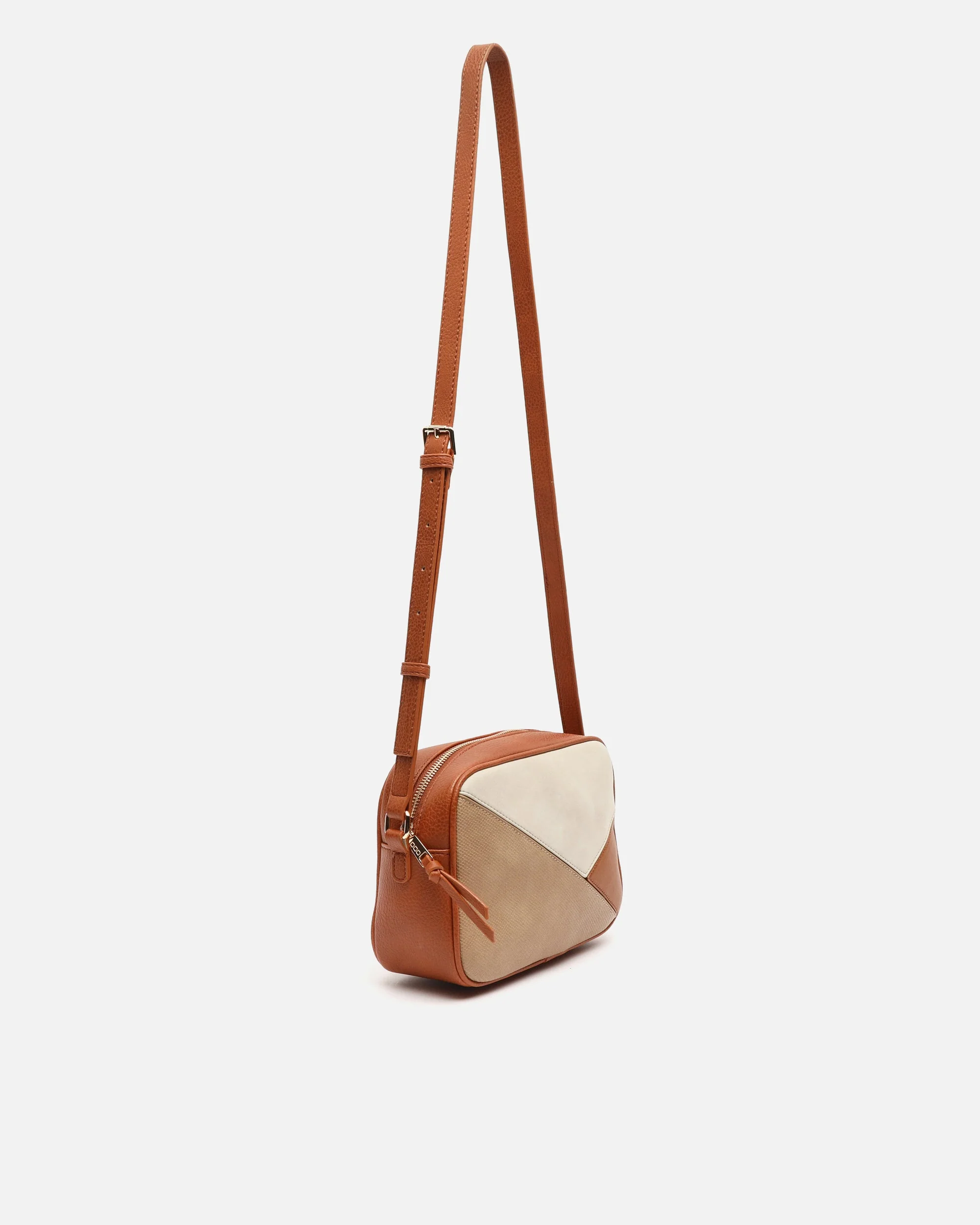 Ofel-1 bolso bandolera pequeño con estampado patchwork ED. - Image 2