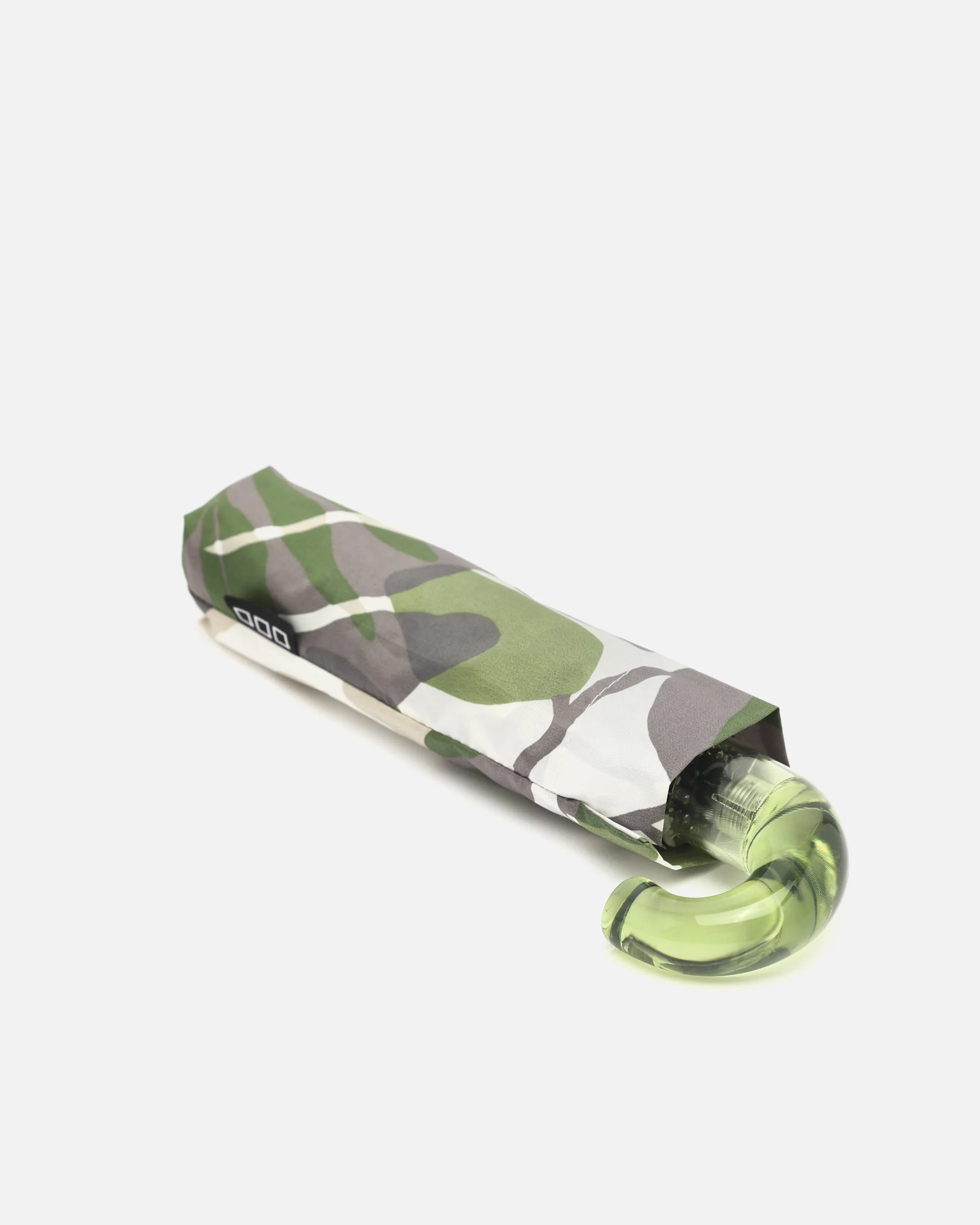 Oliva paraguas pequeño plegable con estampado