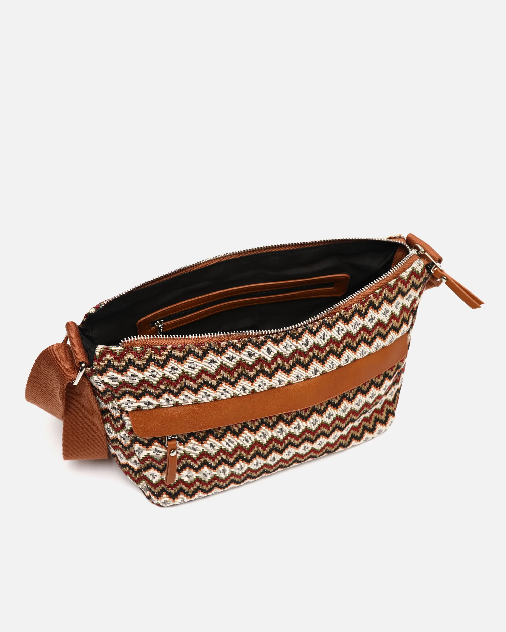 Penjis bolso bandolera con estampado jacquard - Image 7