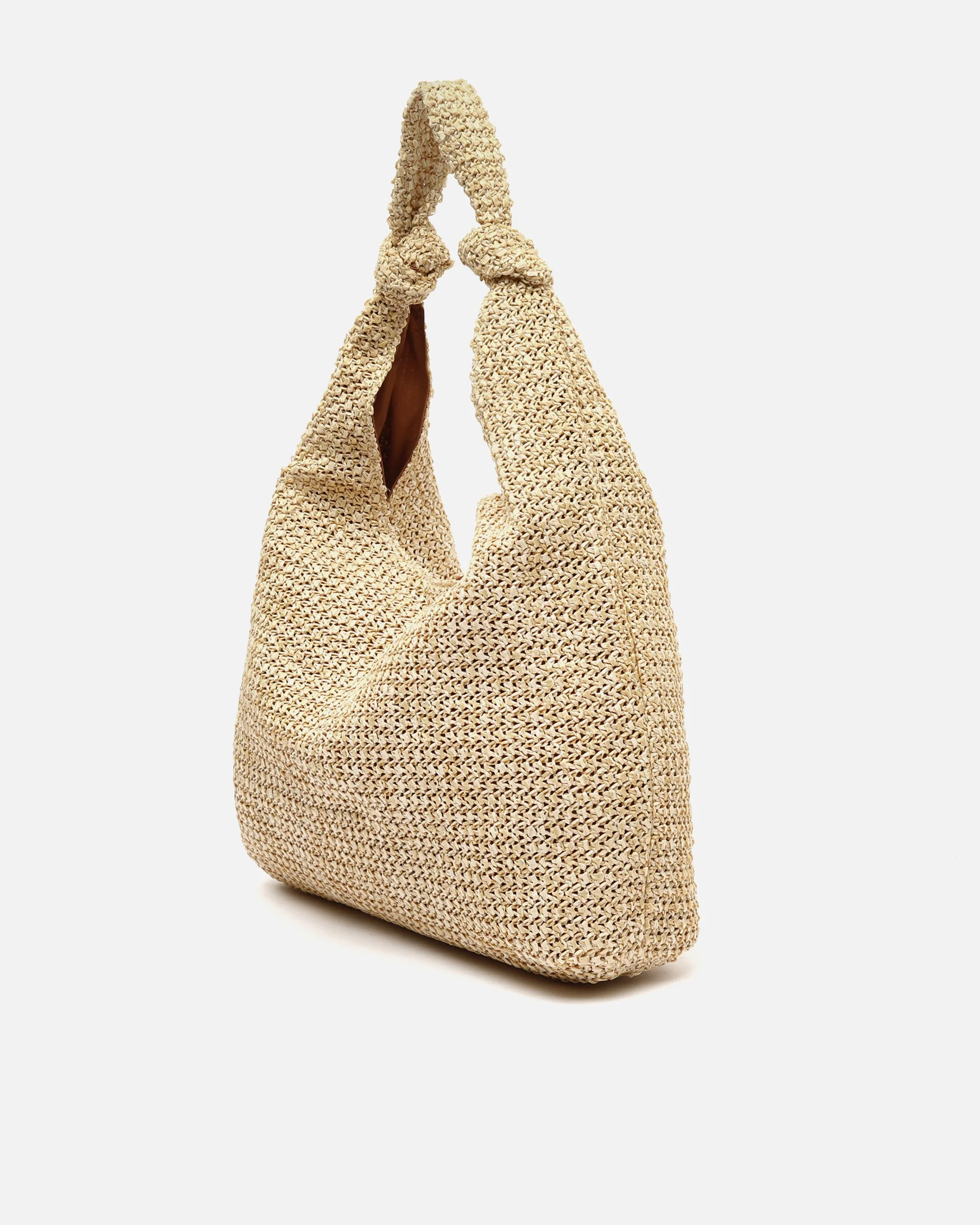 Pologi bolso hobo efecto rafia con neceser interior extraíble - Image 7
