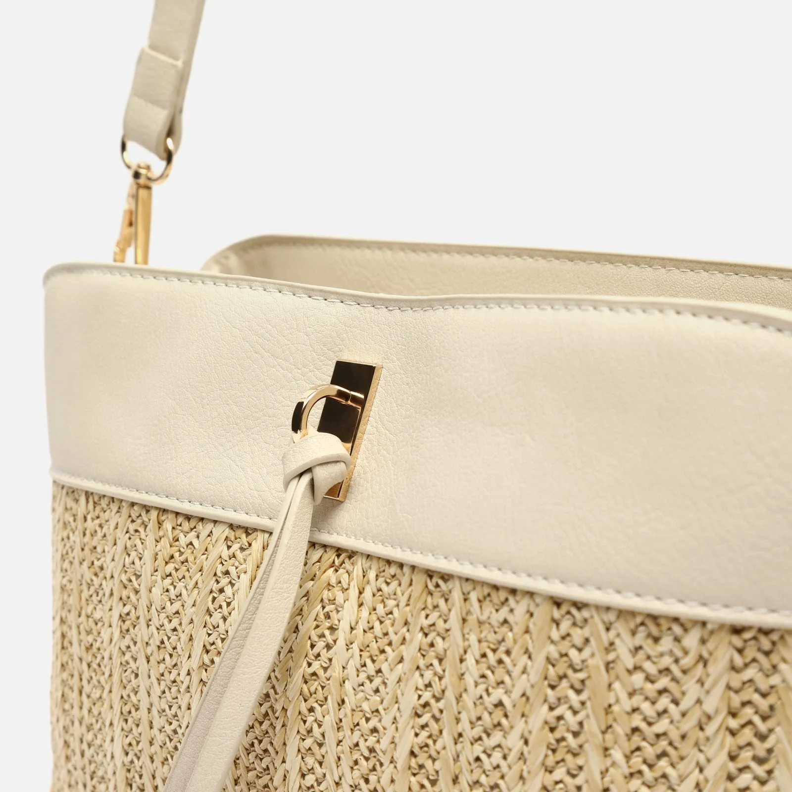 Rangri bolso bandolera pequeño efecto rafia - Image 13