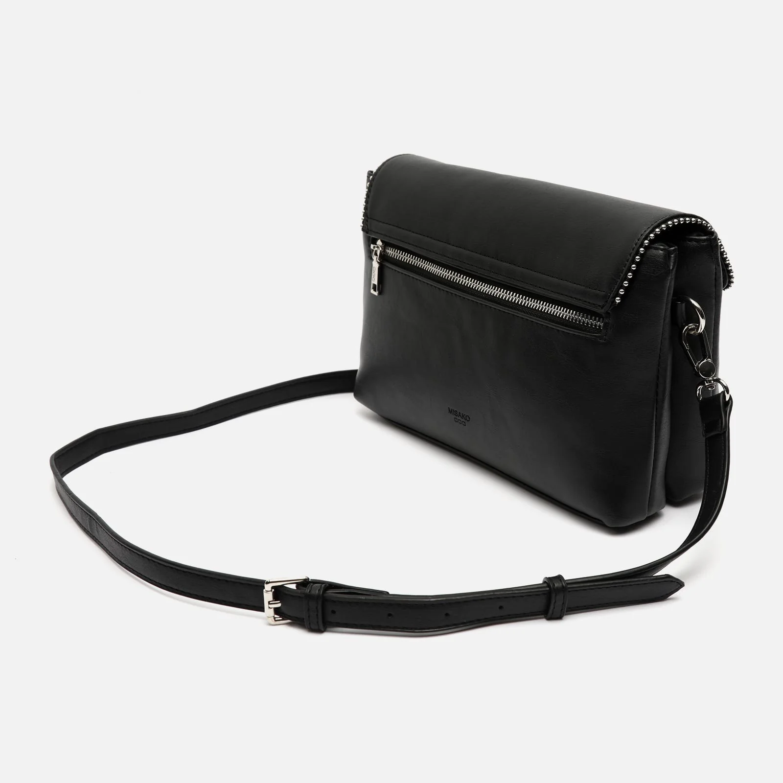 Sibilas bolso bandolera con solapa y detalles metálicos - Image 4