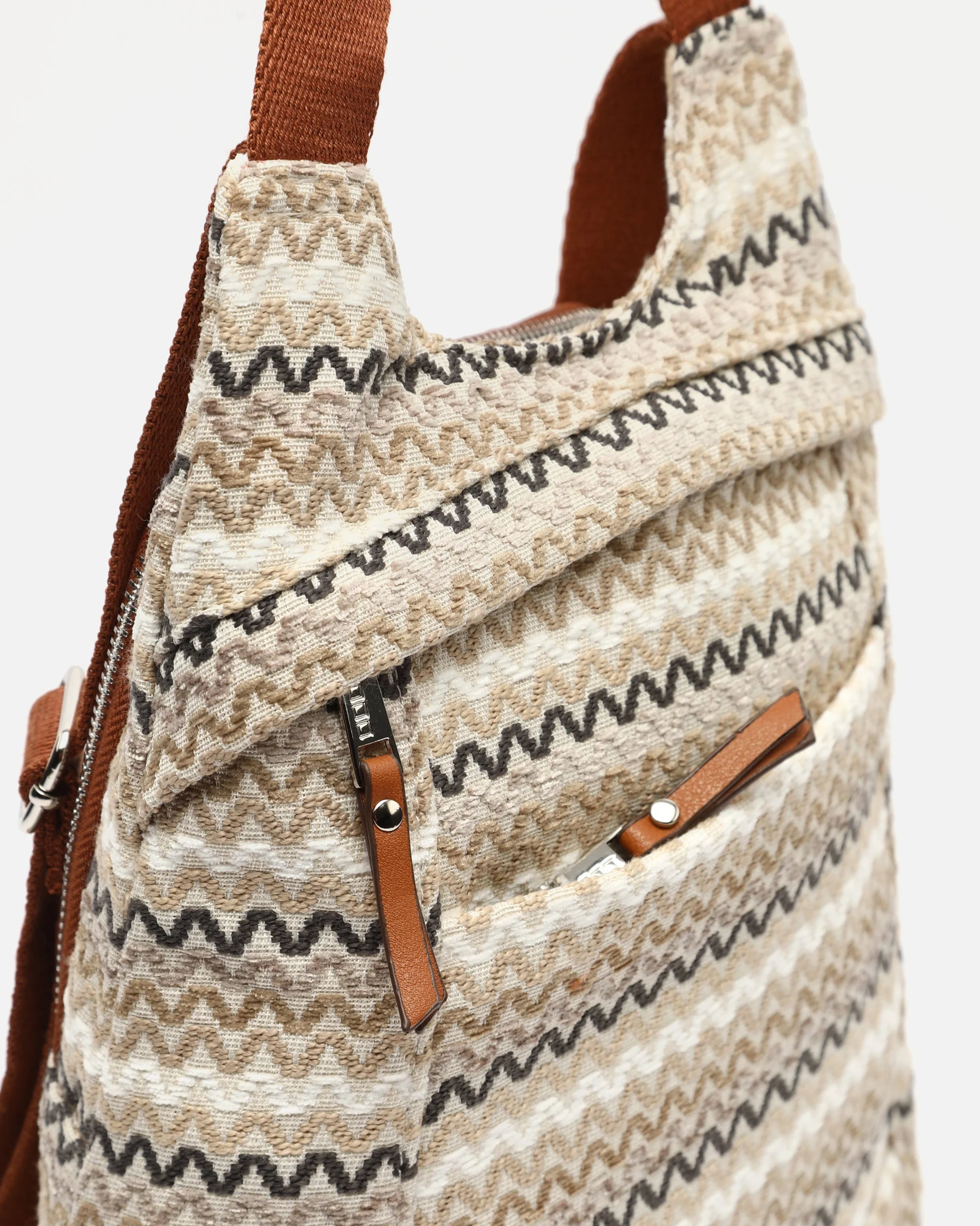 Tarvos mochila antirrobo con estampado jacquard - Image 4