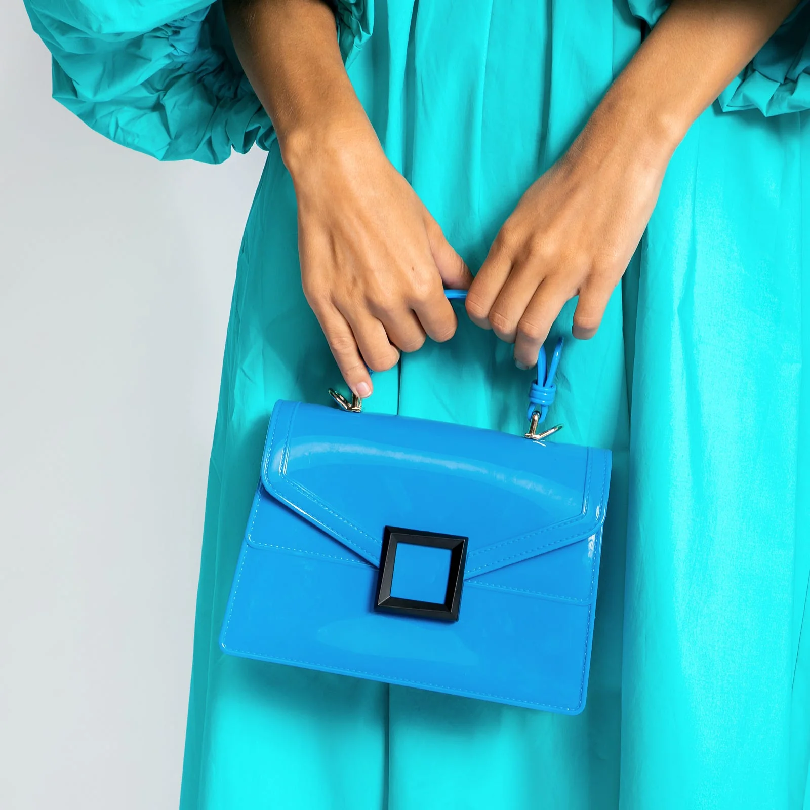 Welly bolso tote pequeño efecto vinilo con bandolera - Image 11