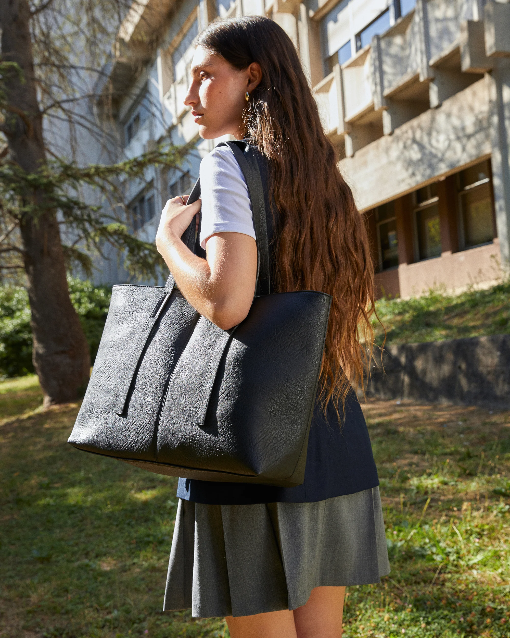 Worfi bolso shopper grande con bolsillo para portátil 15 pulgadas - Image 6