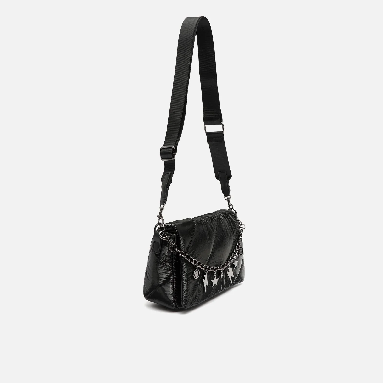 Zeir bolso de hombro acolchado en nylon con asa bandolera extraíble ED. - Image 2